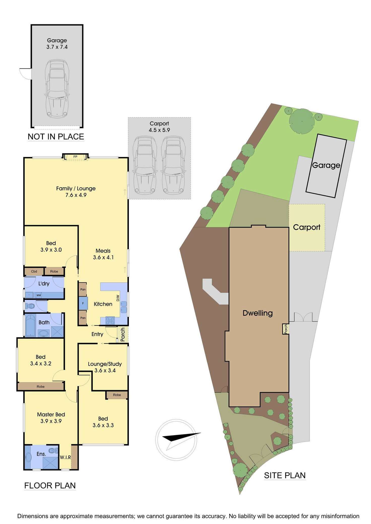 Floorplan of Homely house listing, 5 Layton Place, Mill Park VIC 3082