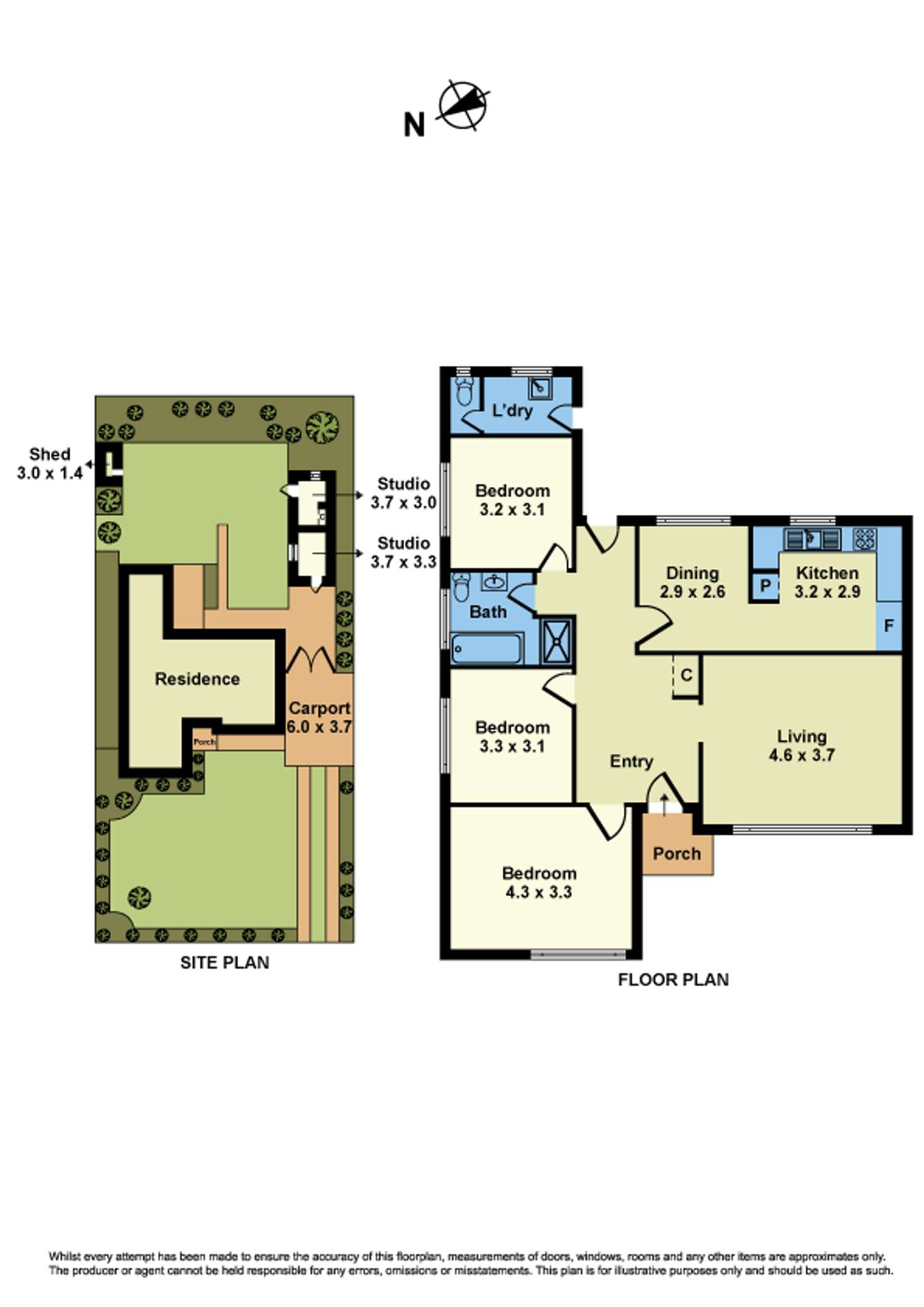 Floorplan of Homely house listing, 6 Maloney Street, Sunshine West VIC 3020