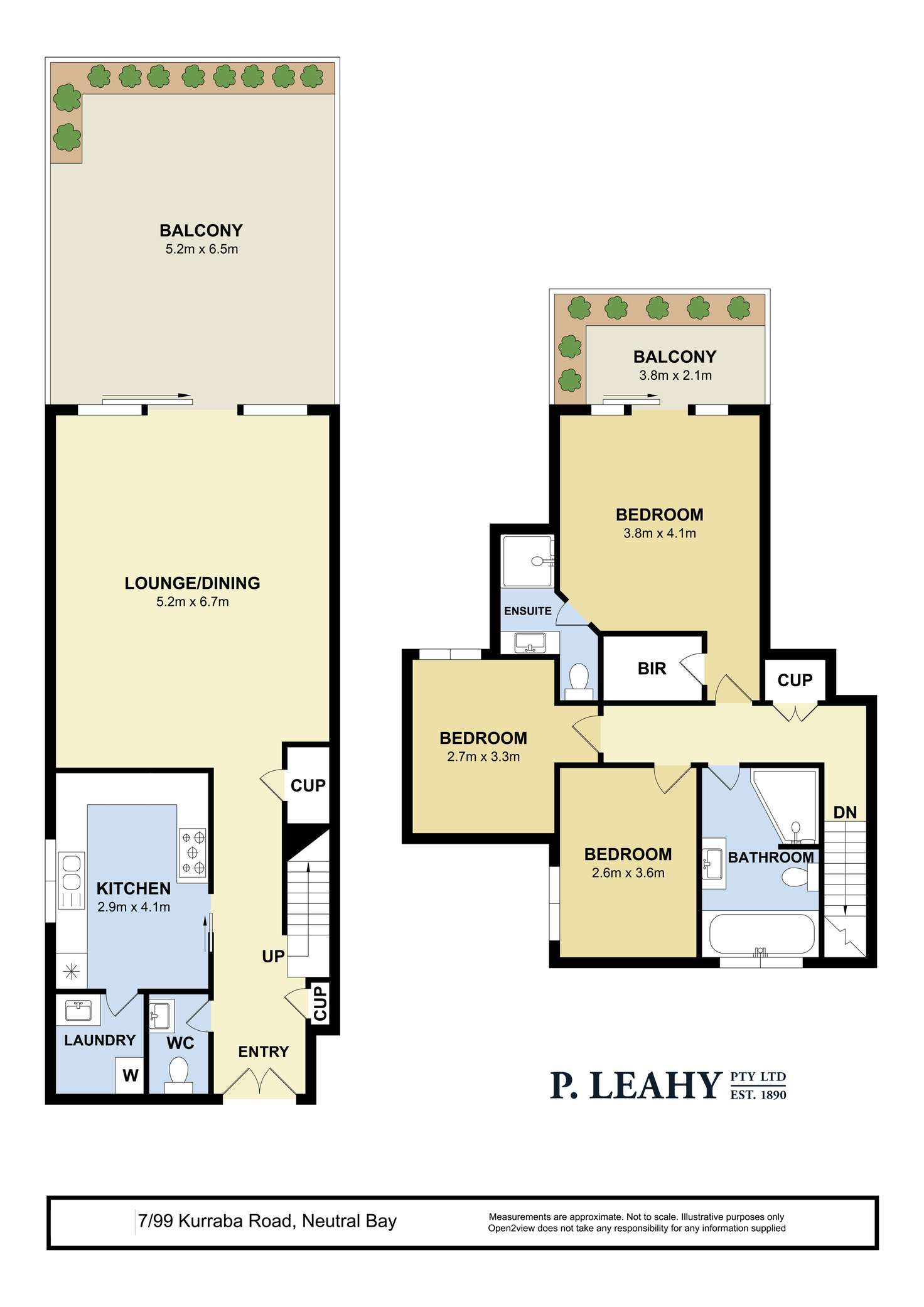 Floorplan of Homely apartment listing, 7/99 Kurraba Road, Neutral Bay NSW 2089