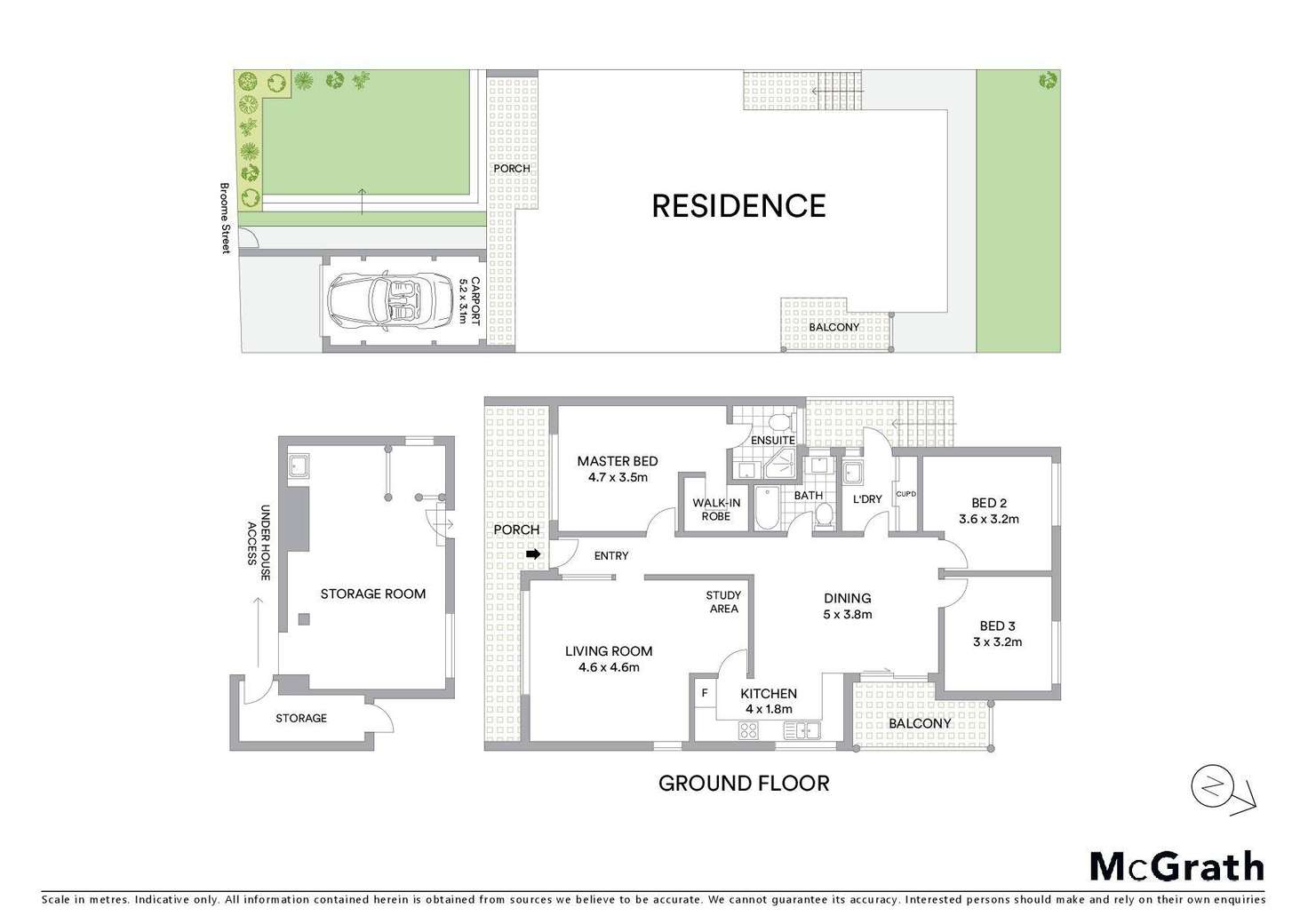 Floorplan of Homely house listing, 64 Broome Street, Maroubra NSW 2035