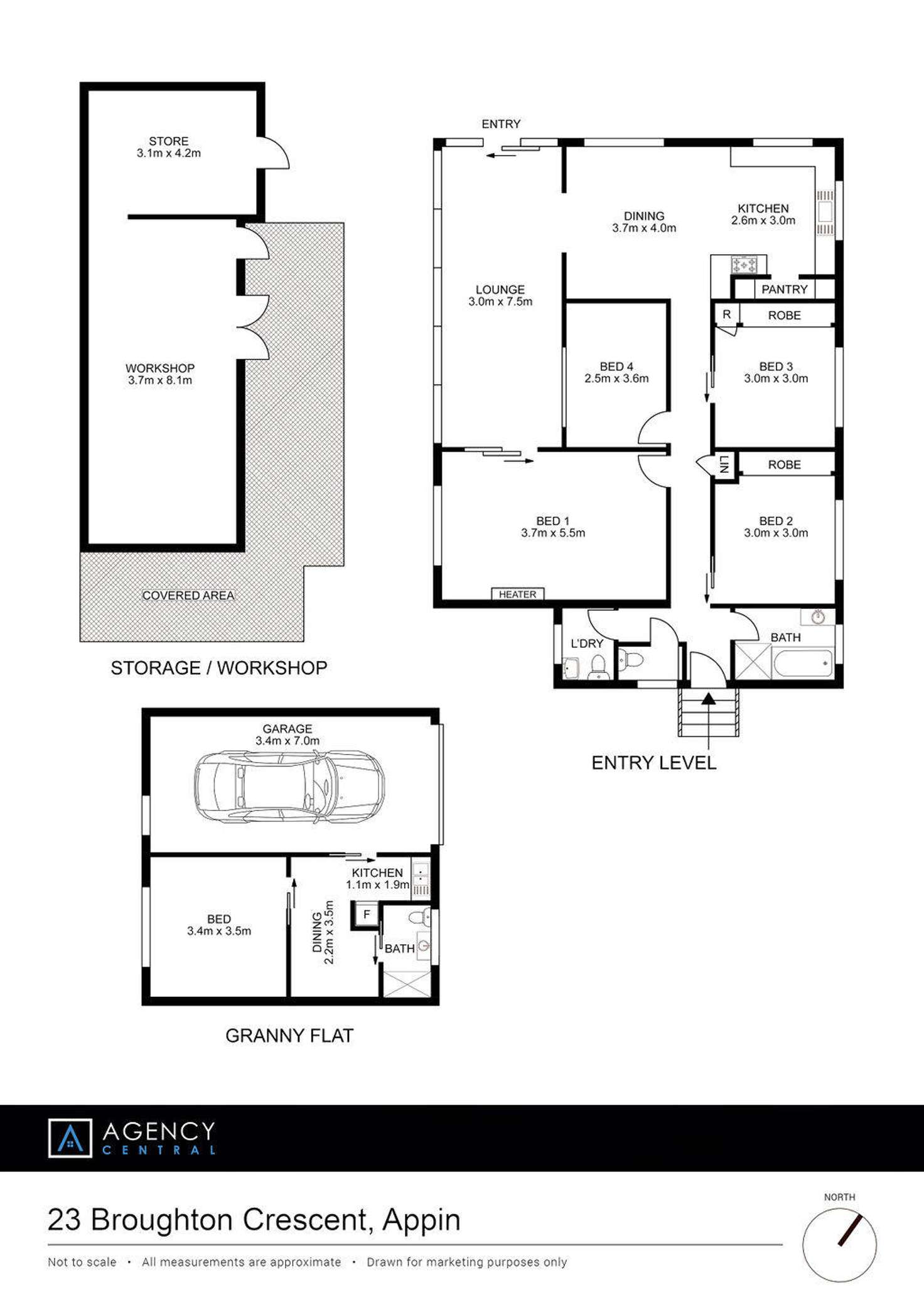 Floorplan of Homely house listing, 23 Broughton Crescent, Appin NSW 2560