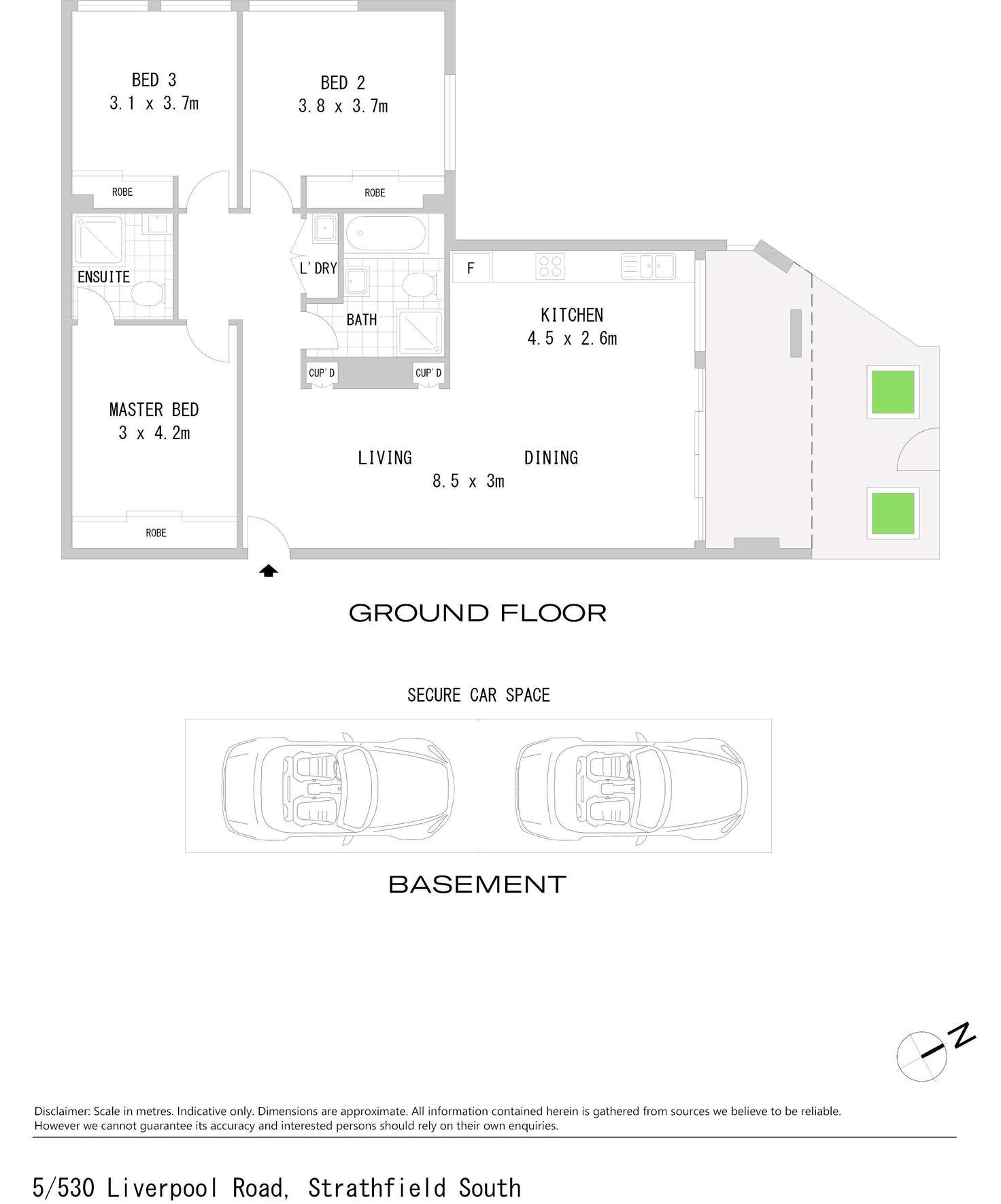 Floorplan of Homely apartment listing, 5/530-532 Liverpool Road, Strathfield South NSW 2136