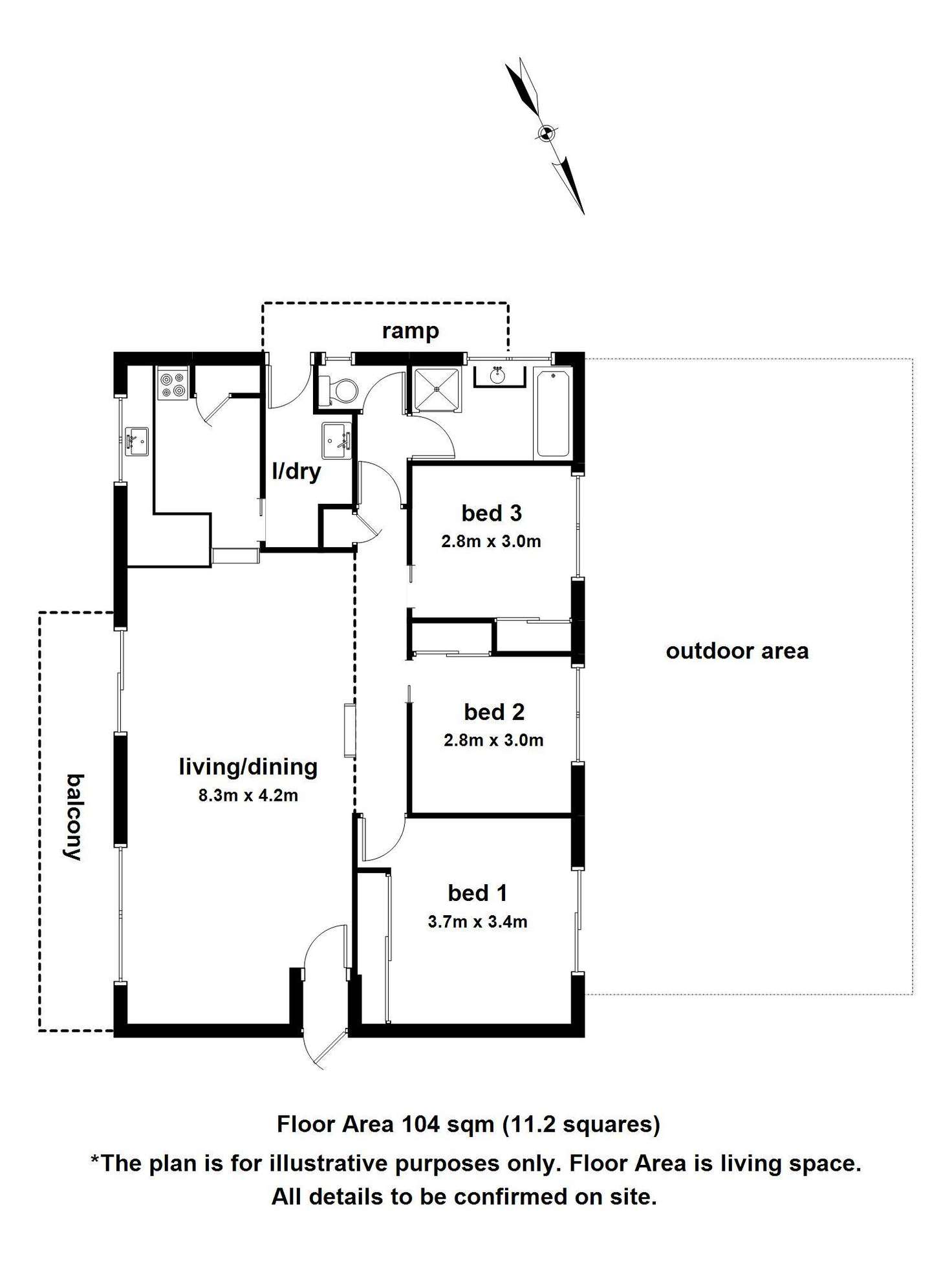 Floorplan of Homely house listing, 26 Hazelvale Road, Tecoma VIC 3160