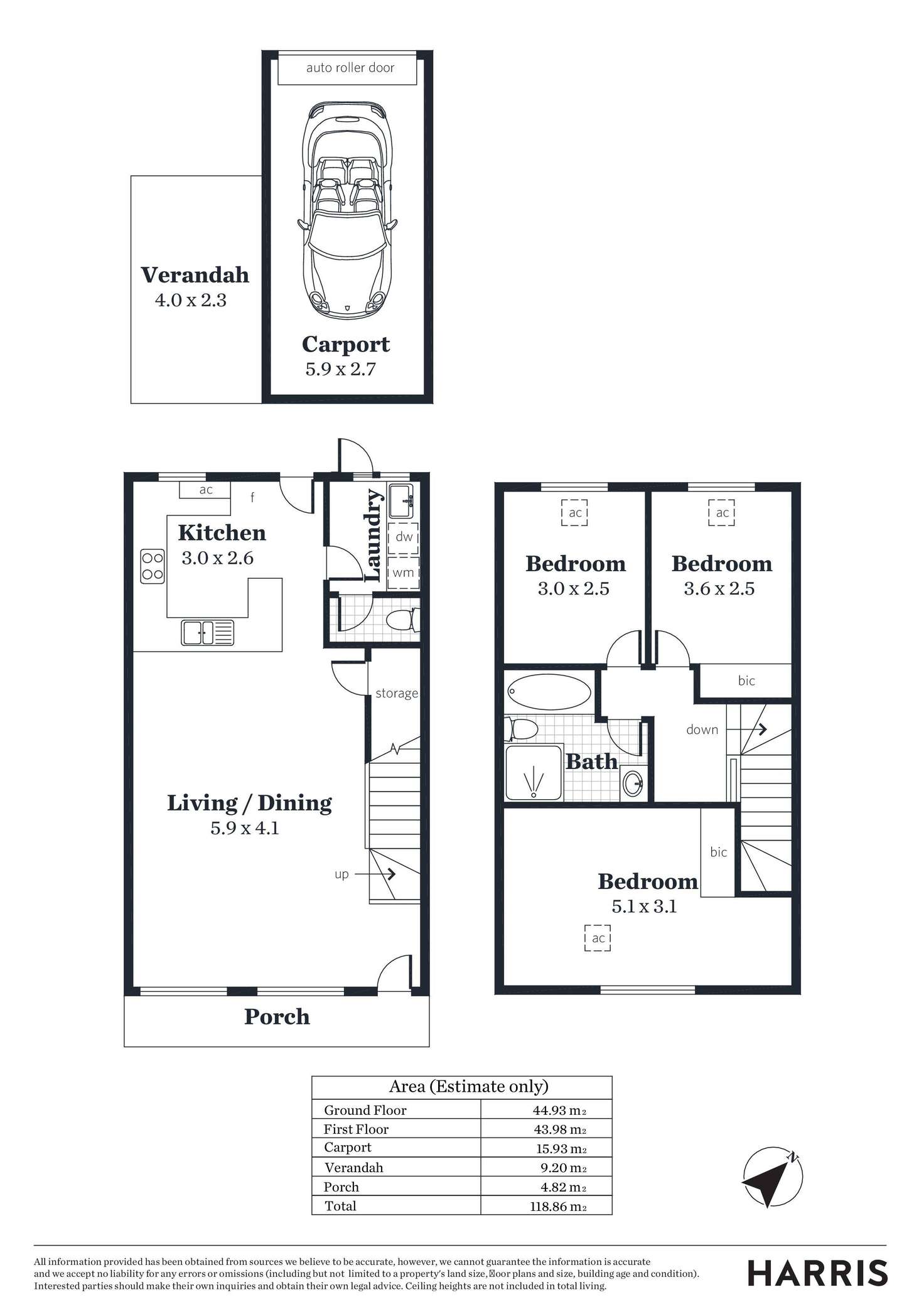 Floorplan of Homely townhouse listing, 4 Ashley Place, Ridleyton SA 5008
