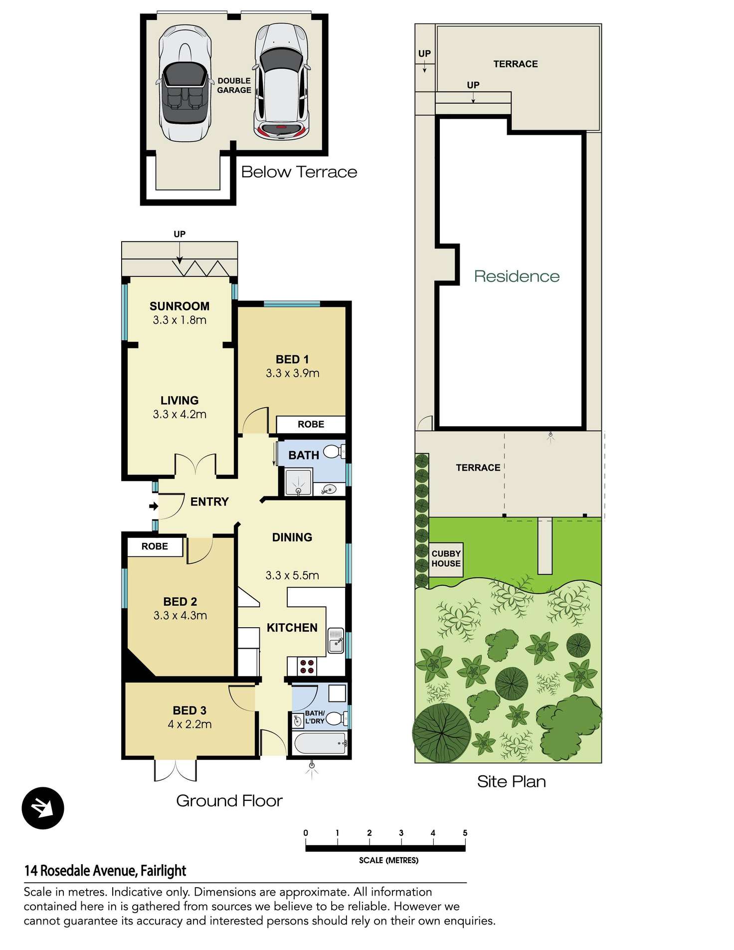 Floorplan of Homely house listing, 14 Rosedale Avenue, Fairlight NSW 2094