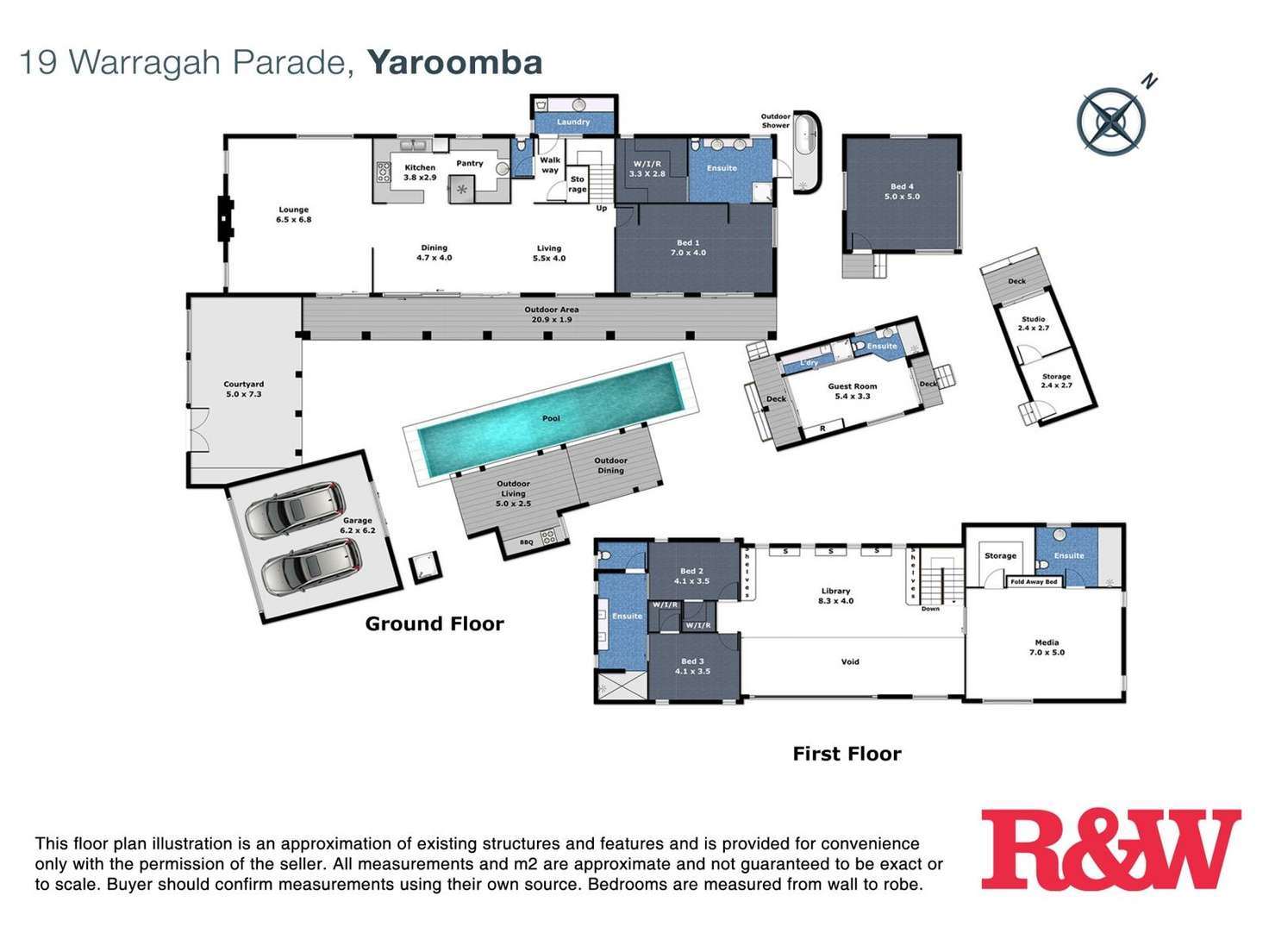 Floorplan of Homely house listing, 19 Warragah Parade, Yaroomba QLD 4573