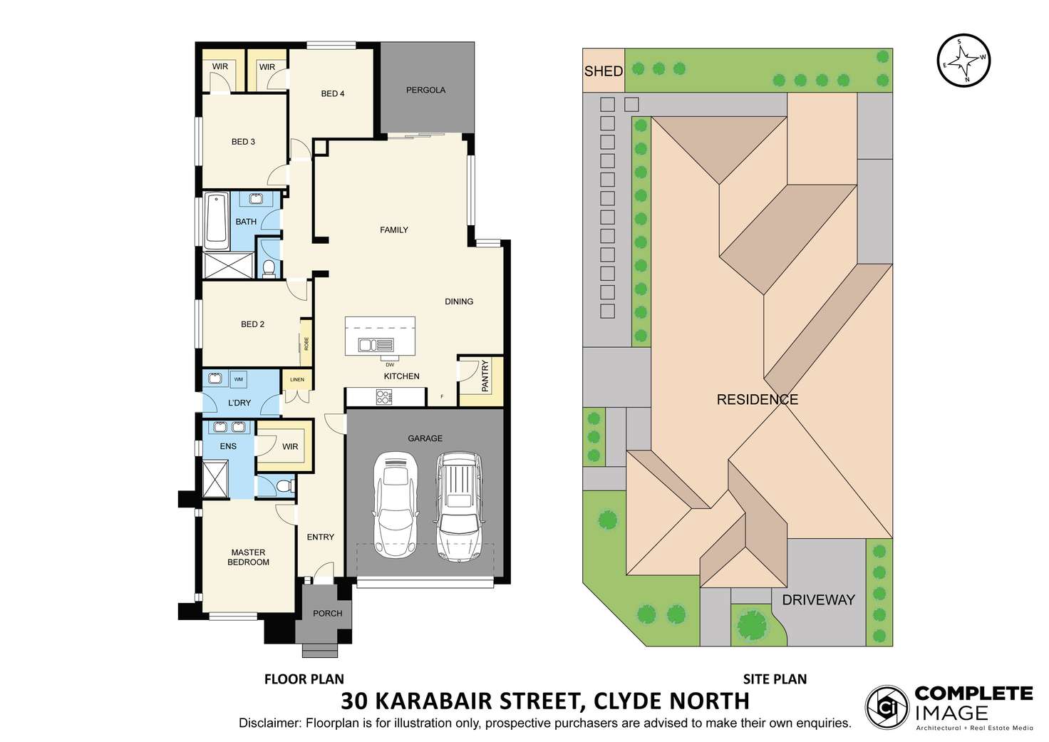 Floorplan of Homely house listing, 30 Karabair Street, Clyde North VIC 3978