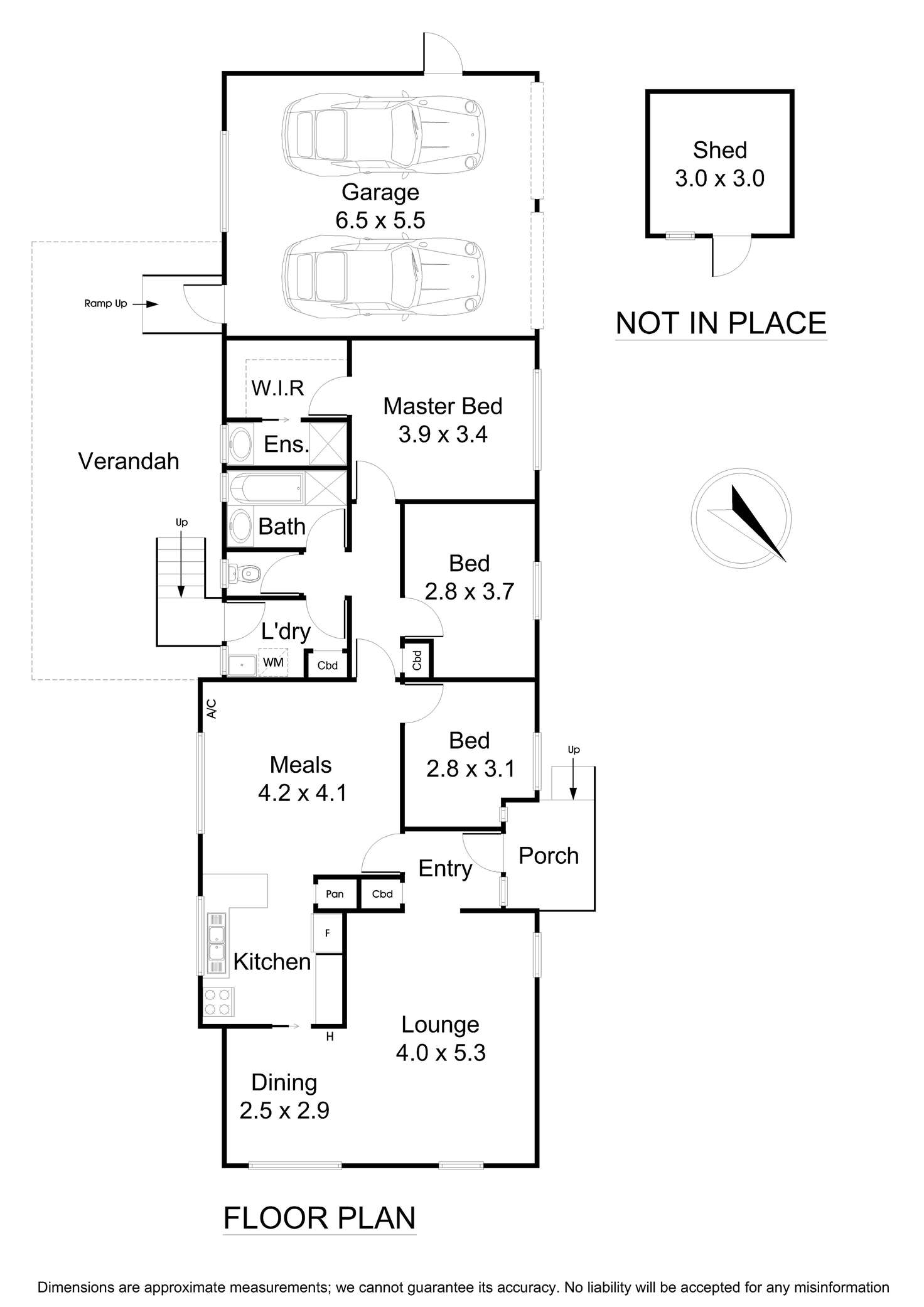 Floorplan of Homely house listing, 1 Cobain Square, Wantirna VIC 3152