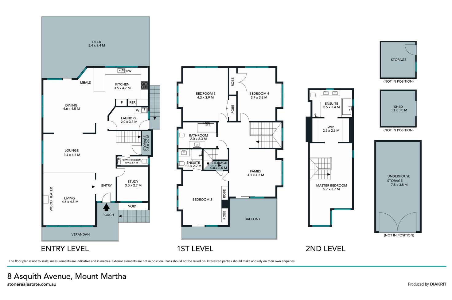 Floorplan of Homely house listing, 8 Asquith Avenue, Mount Martha VIC 3934