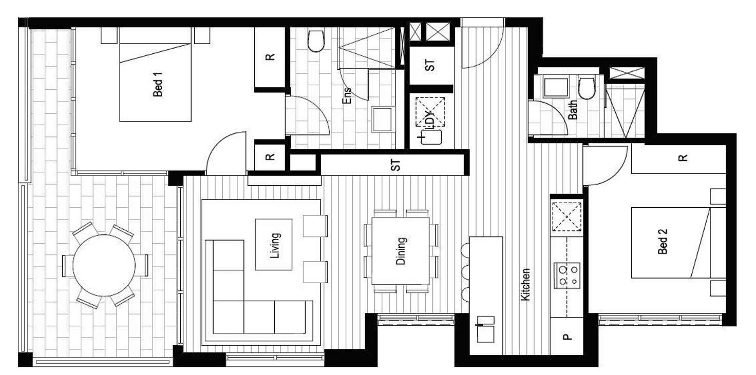 Floorplan of Homely apartment listing, 70/2-4 Lodge Street, Hornsby NSW 2077