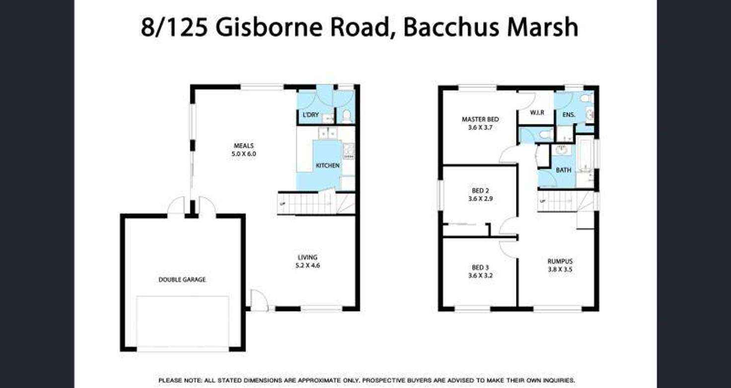 Floorplan of Homely house listing, 8/125 Gisborne Road, Bacchus Marsh VIC 3340