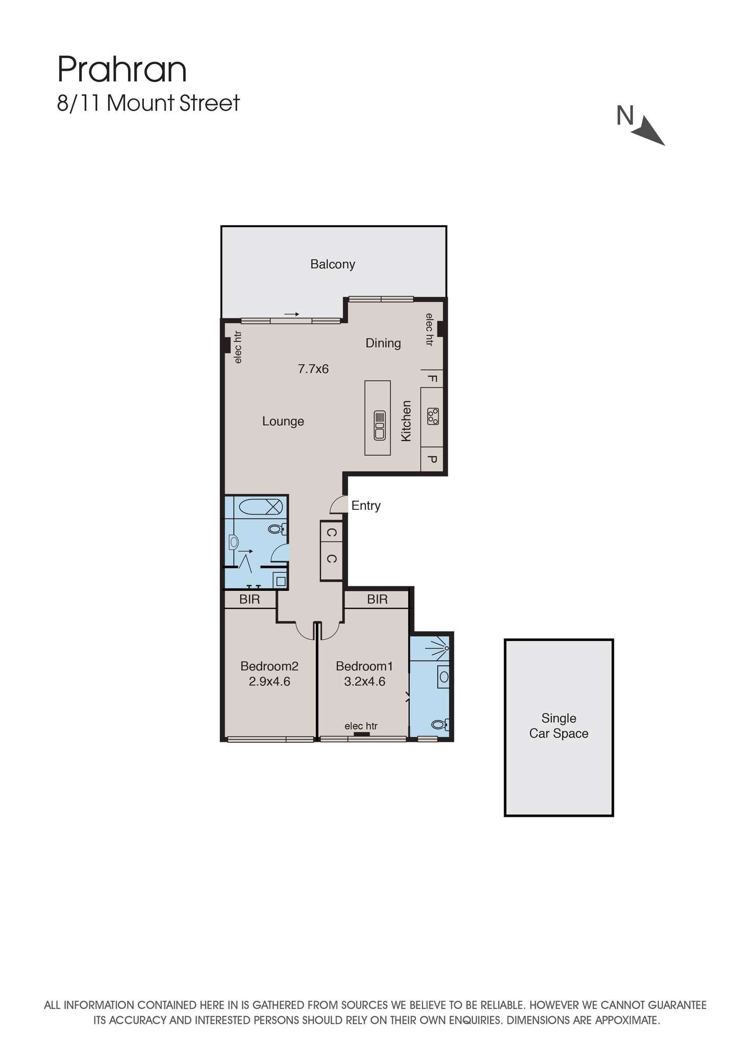 Floorplan of Homely apartment listing, 8/11 Mount Street, Prahran VIC 3181