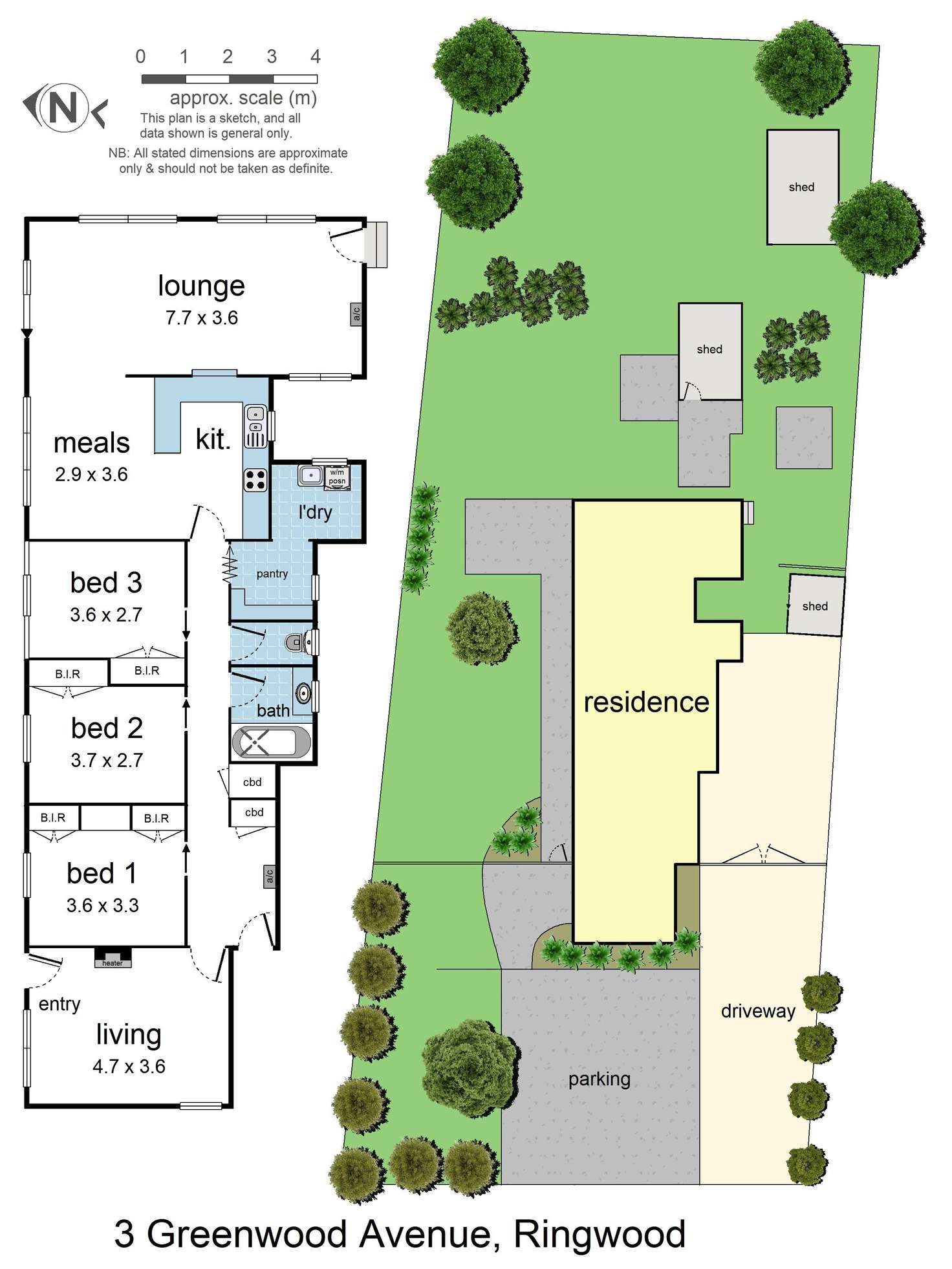 Floorplan of Homely house listing, 3 Greenwood Avenue, Ringwood VIC 3134