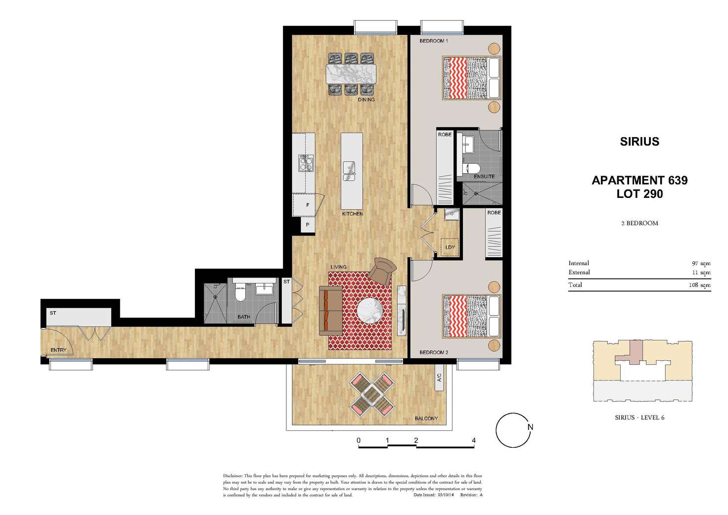Floorplan of Homely apartment listing, 639/64 River Road, Ermington NSW 2115