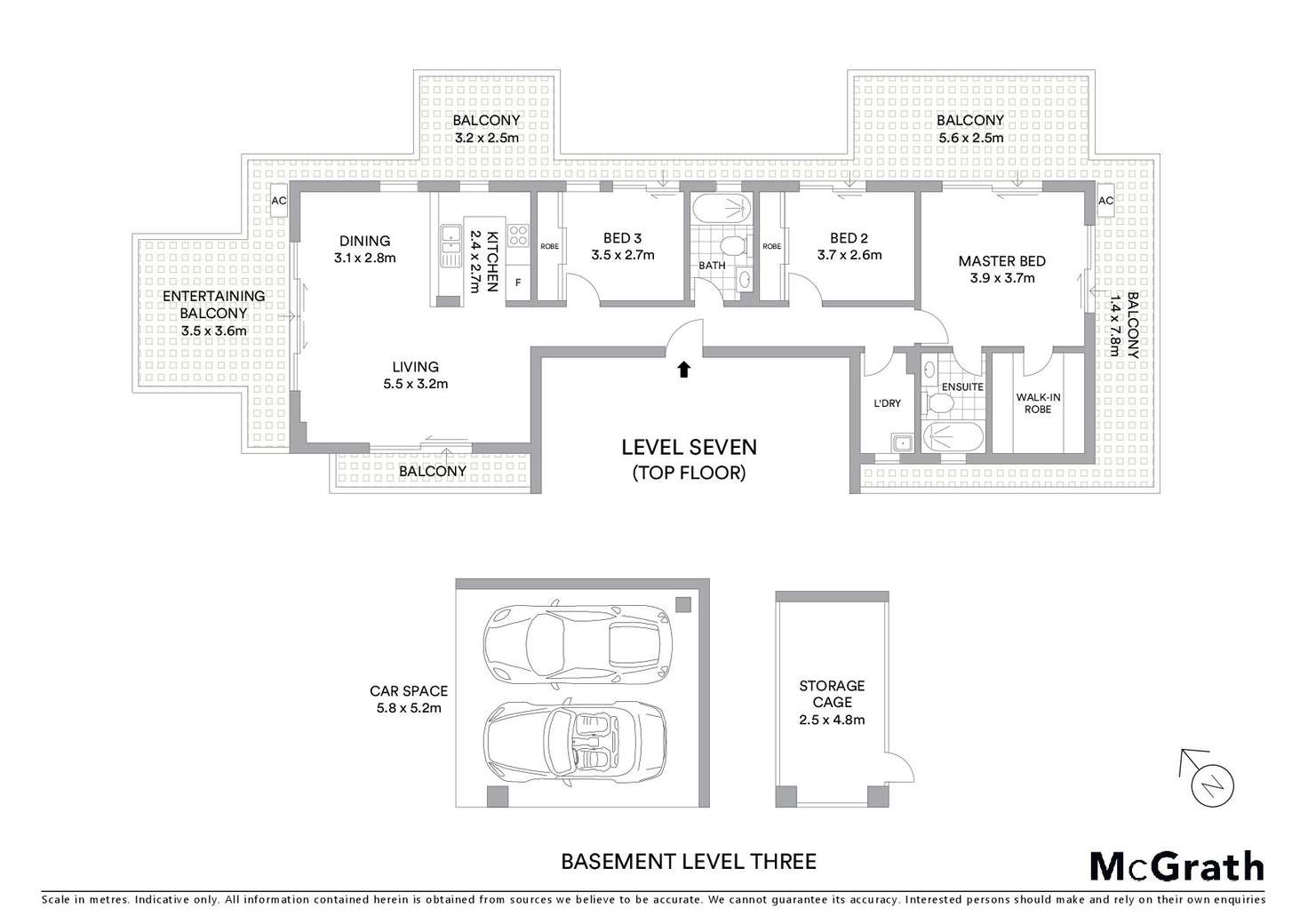 Floorplan of Homely apartment listing, 25/17 Macmahon Street, Hurstville NSW 2220
