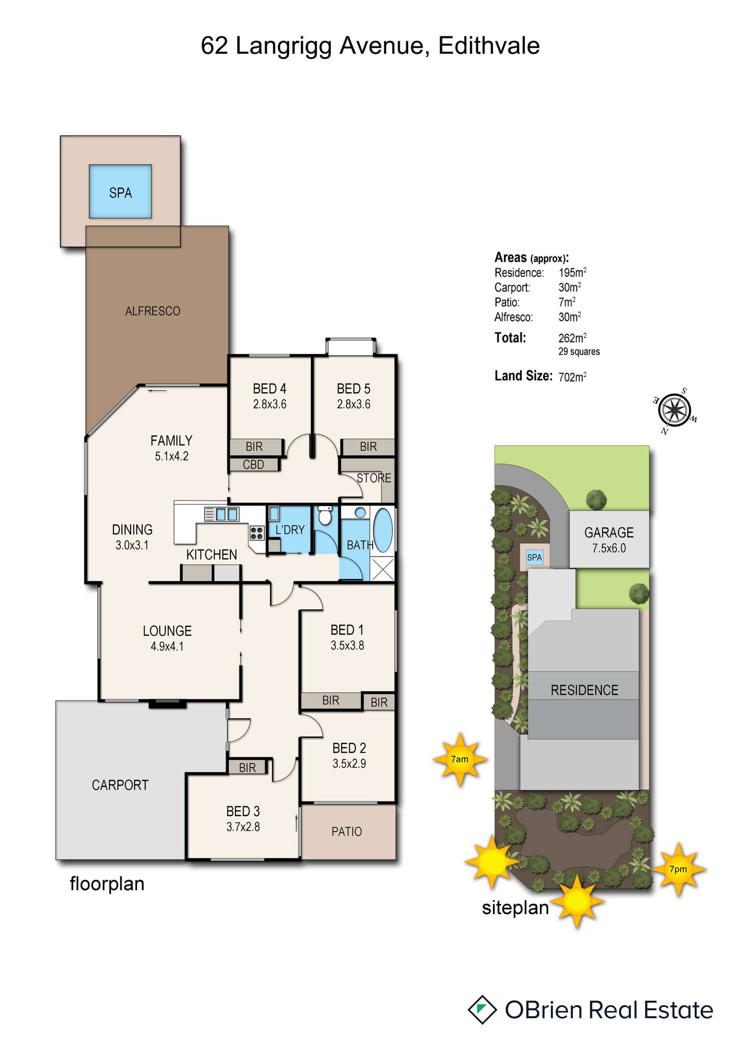 Floorplan of Homely house listing, 62 Langrigg Avenue, Edithvale VIC 3196