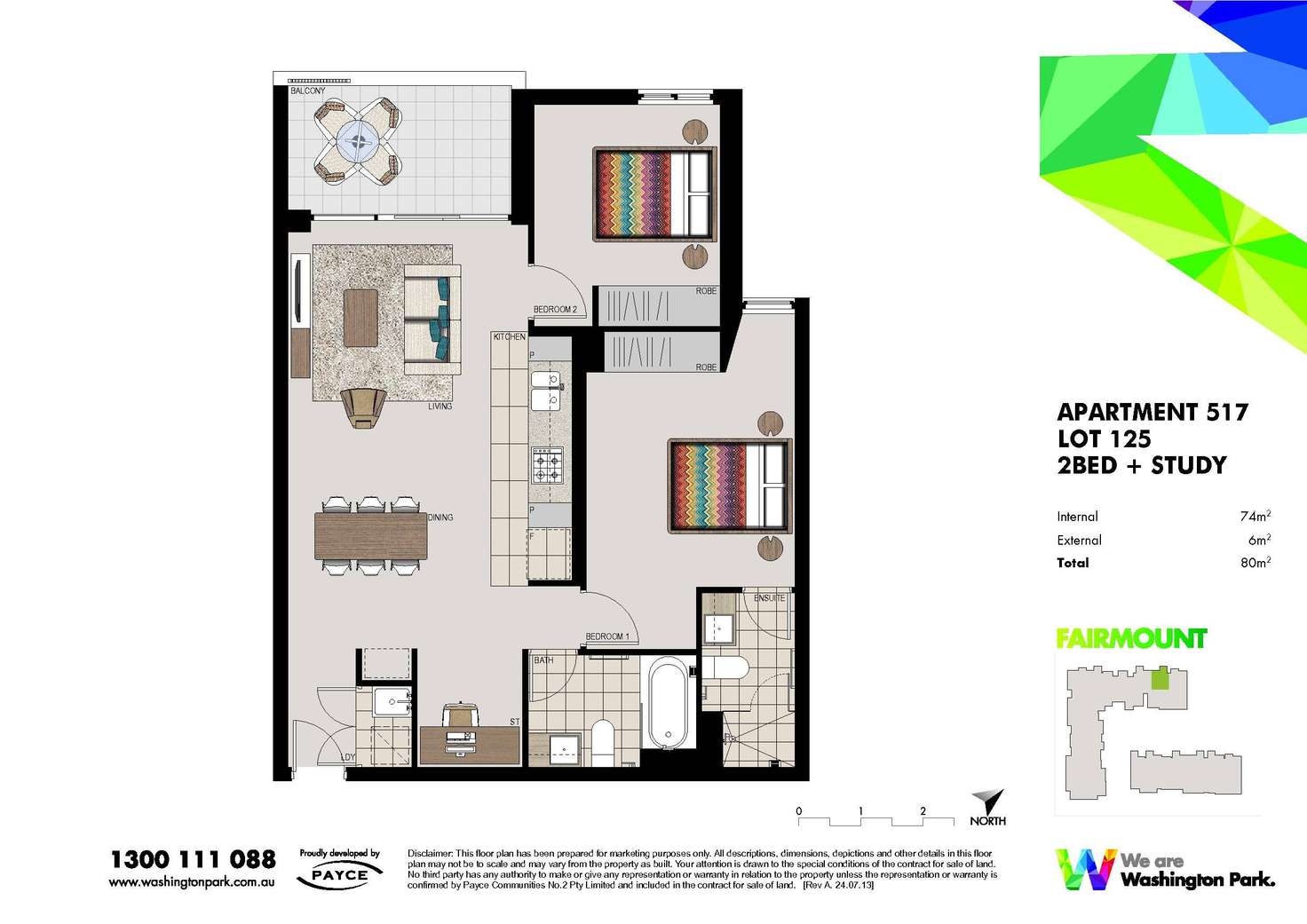 Floorplan of Homely apartment listing, 517/1 Vermont Crescent, Riverwood NSW 2210