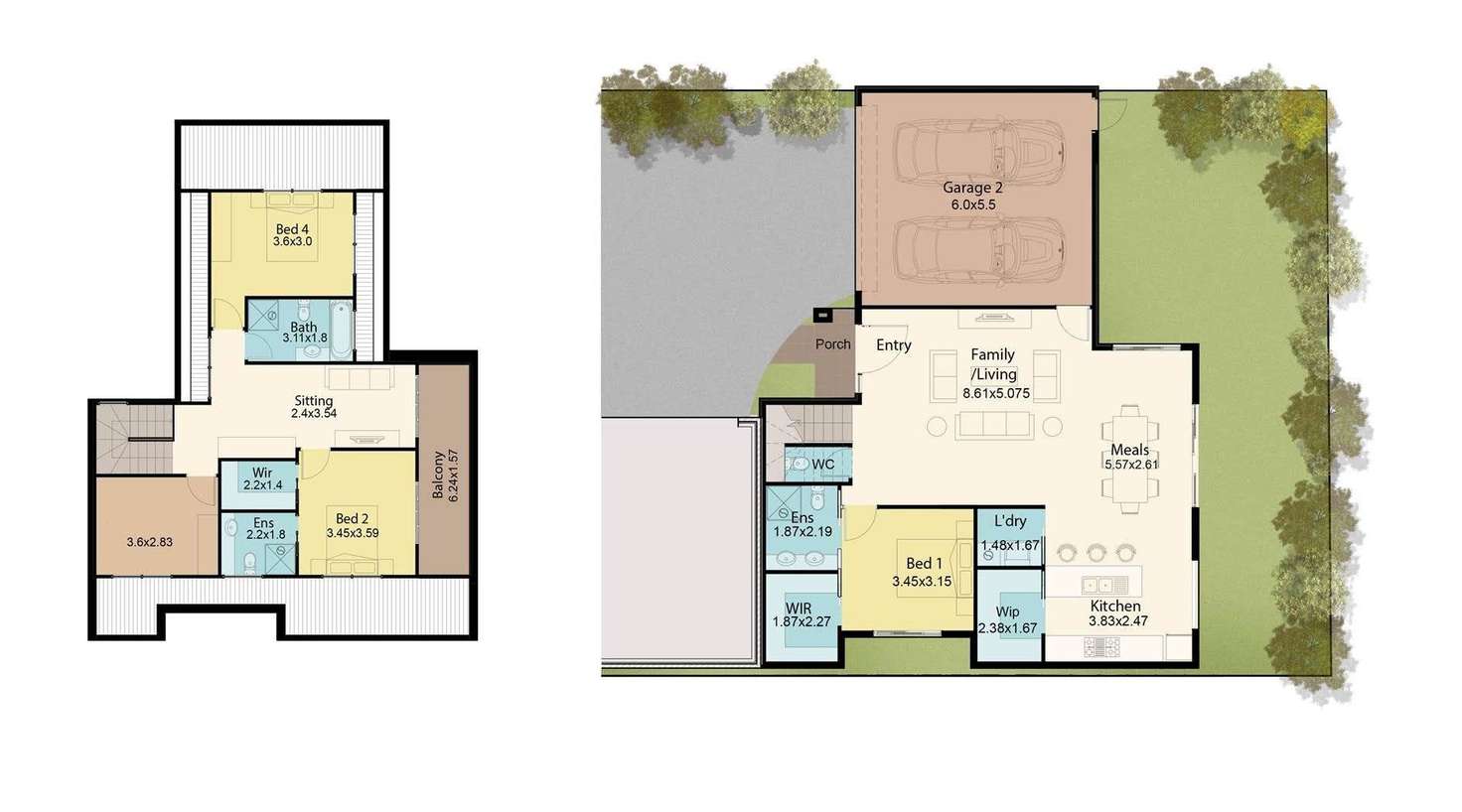 Floorplan of Homely townhouse listing, 2/26 Elora Road, Oakleigh South VIC 3167