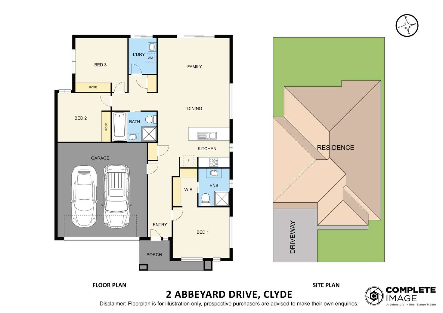 Floorplan of Homely house listing, 2 Abbeyard Drive, Clyde VIC 3978