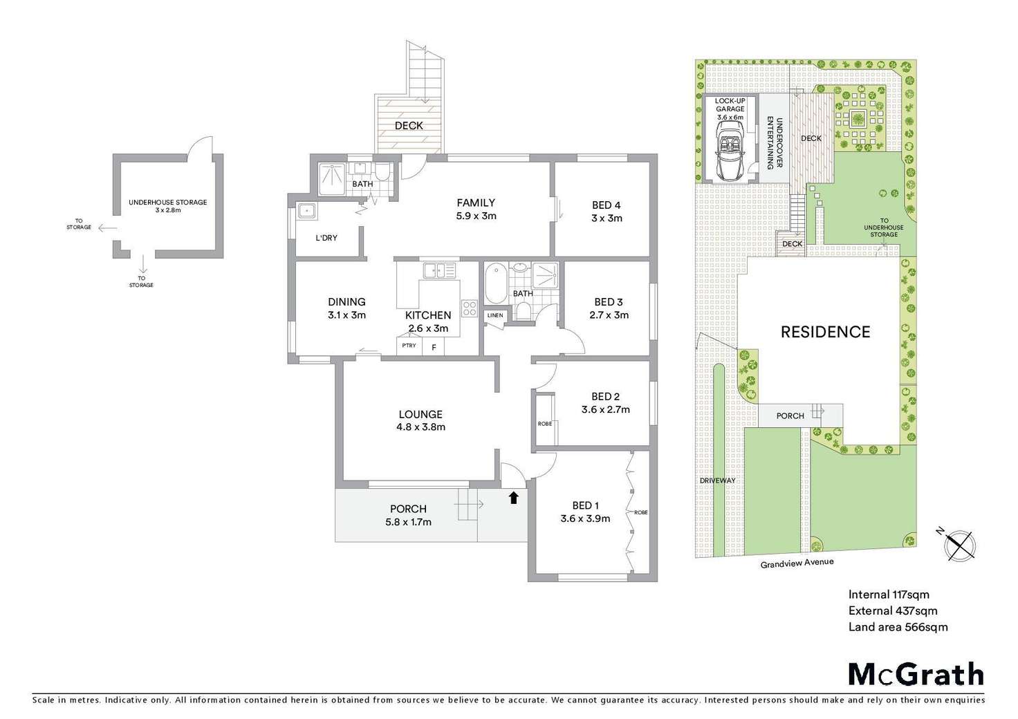 Floorplan of Homely house listing, 19 Grandview Avenue, Seven Hills NSW 2147