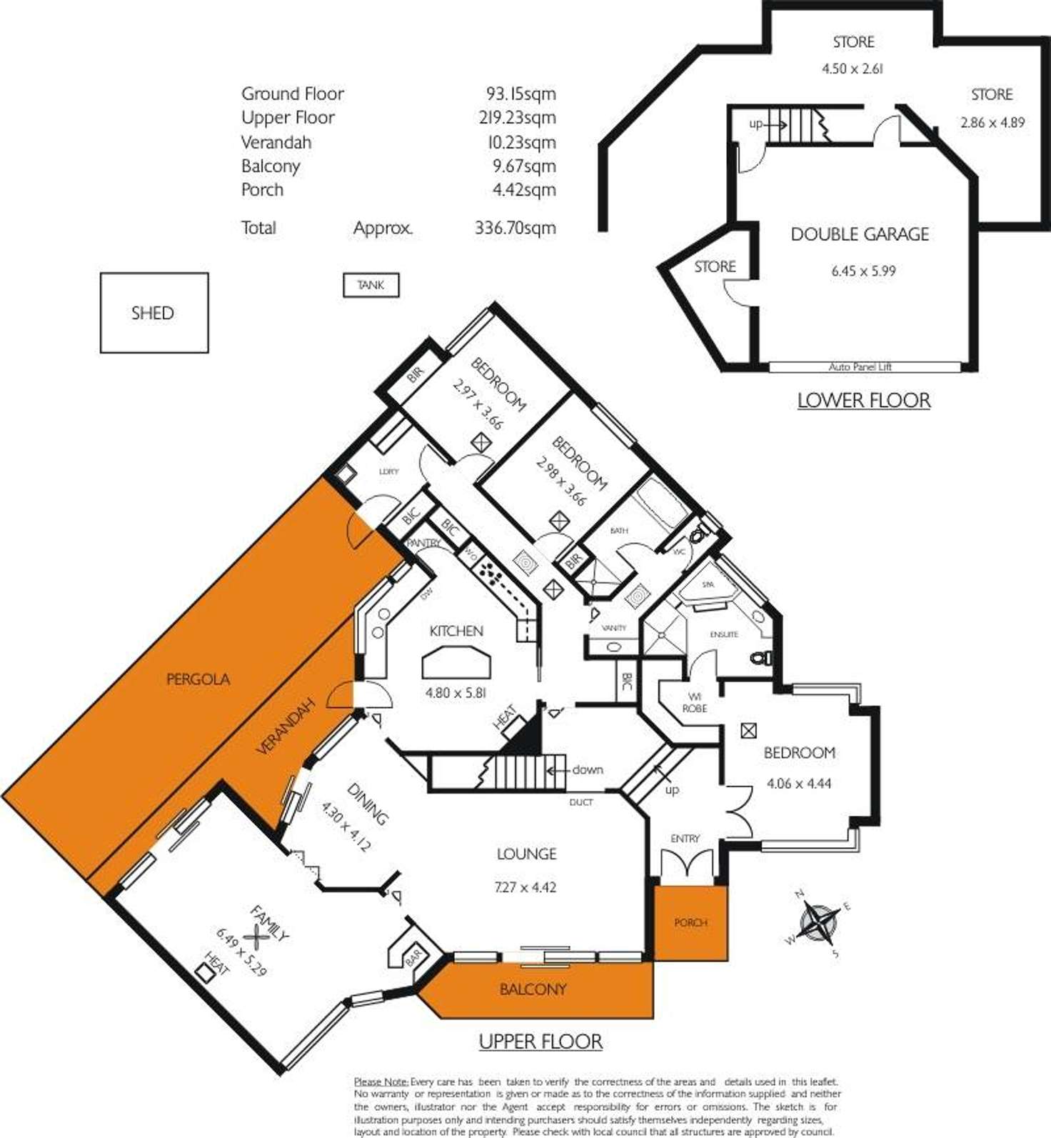 Floorplan of Homely house listing, 11 Hillview Avenue, Panorama SA 5041