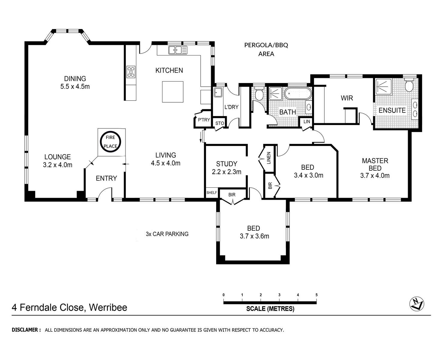 Floorplan of Homely house listing, 4 Ferndale Close, Werribee VIC 3030