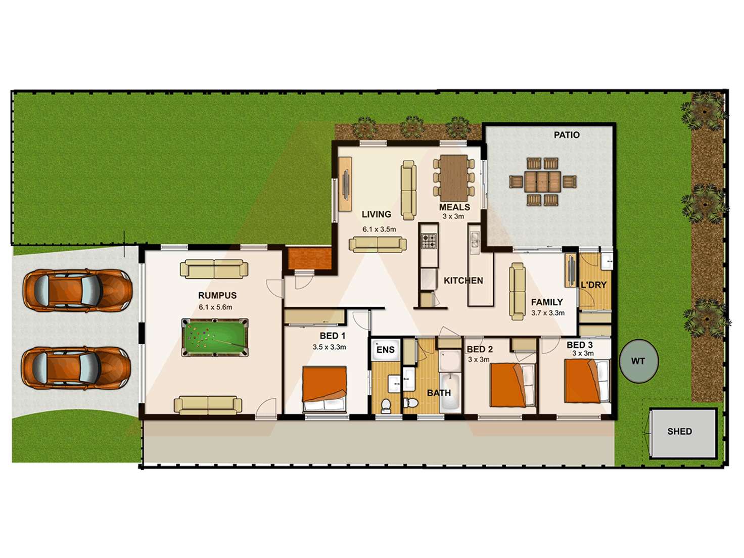 Floorplan of Homely house listing, 35 Diamantina Street, Hillcrest QLD 4118