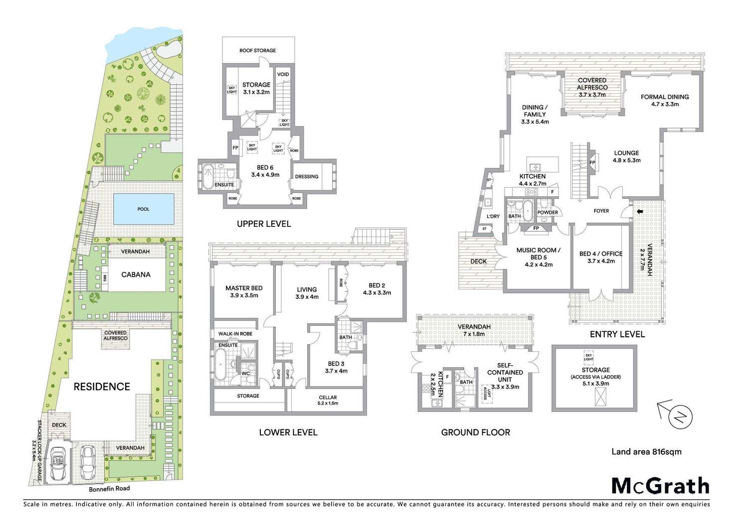 Floorplan of Homely house listing, 7 Bonnefin Road, Hunters Hill NSW 2110