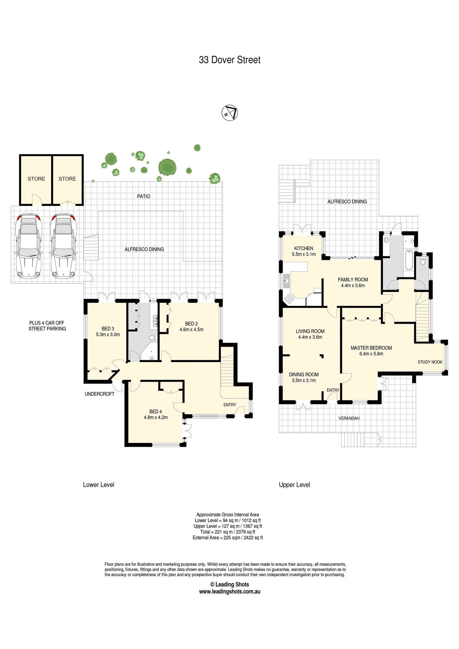Floorplan of Homely house listing, 33 Dover Street, Red Hill QLD 4059