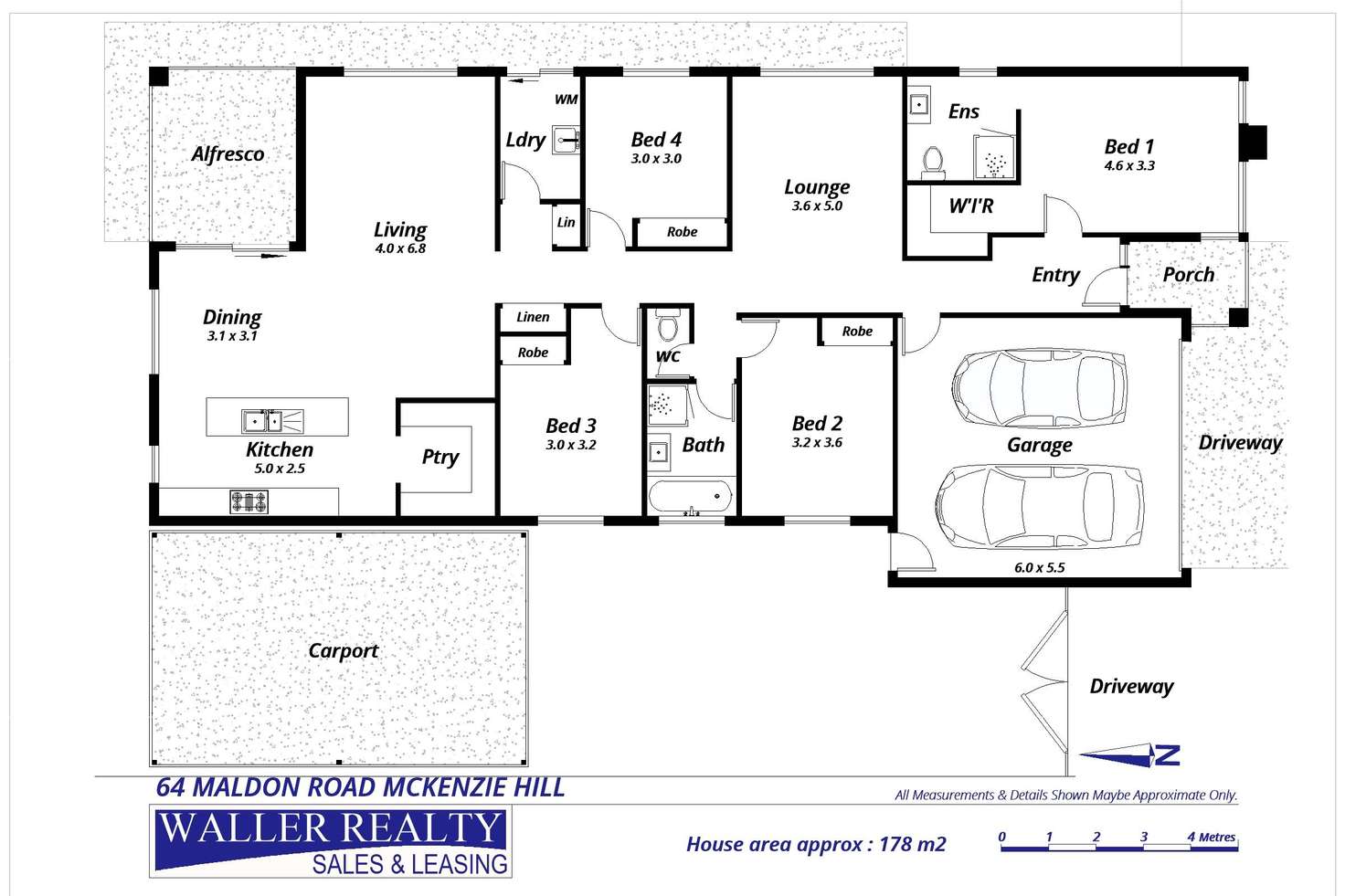 Floorplan of Homely house listing, 64 Maldon Road, Mckenzie Hill VIC 3451