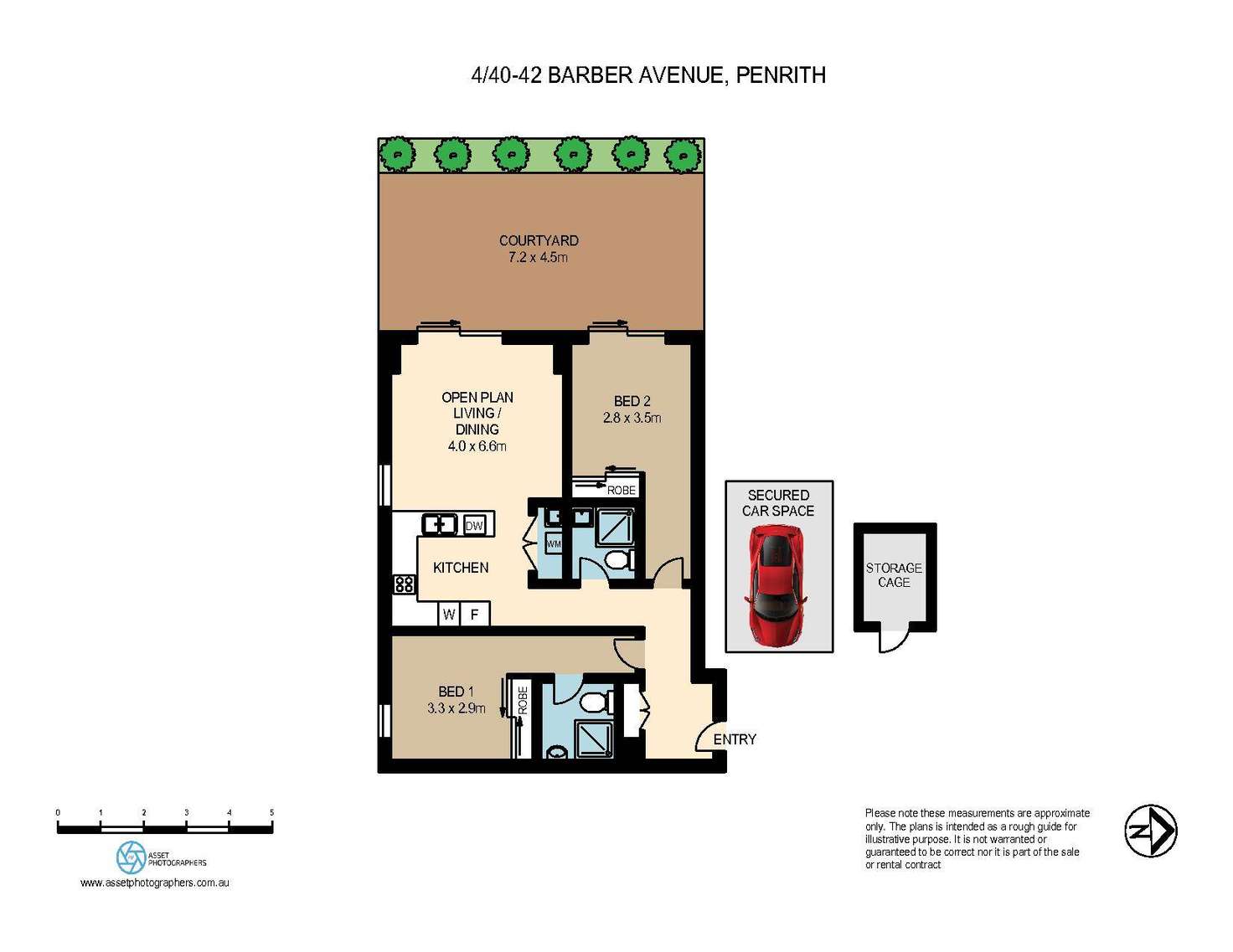 Floorplan of Homely apartment listing, 2/40-42 Barber Avenue, Penrith NSW 2750