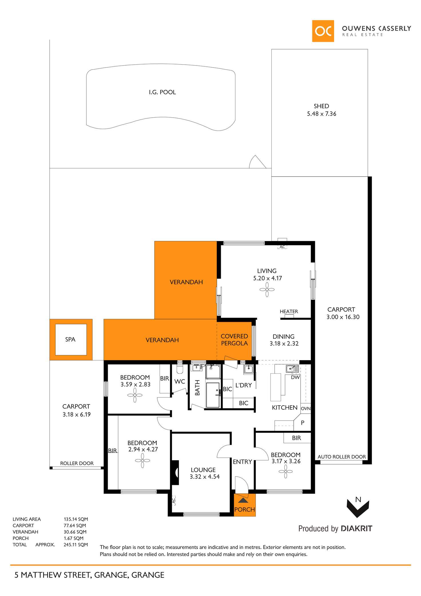 Floorplan of Homely house listing, 5 Matthew Street, Grange SA 5022
