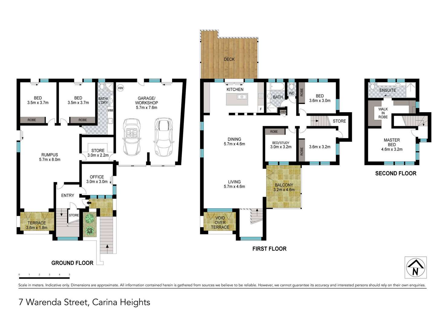 Floorplan of Homely house listing, 7 Warenda Street, Carina Heights QLD 4152