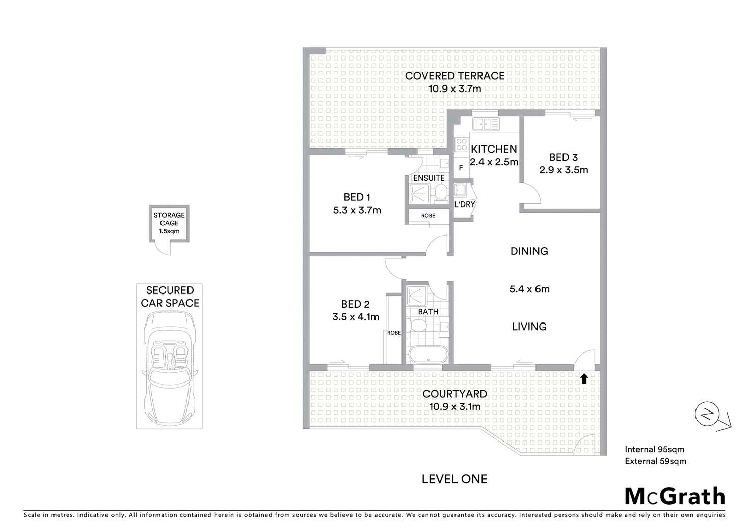 Floorplan of Homely apartment listing, 5/119 Midson Road, Epping NSW 2121