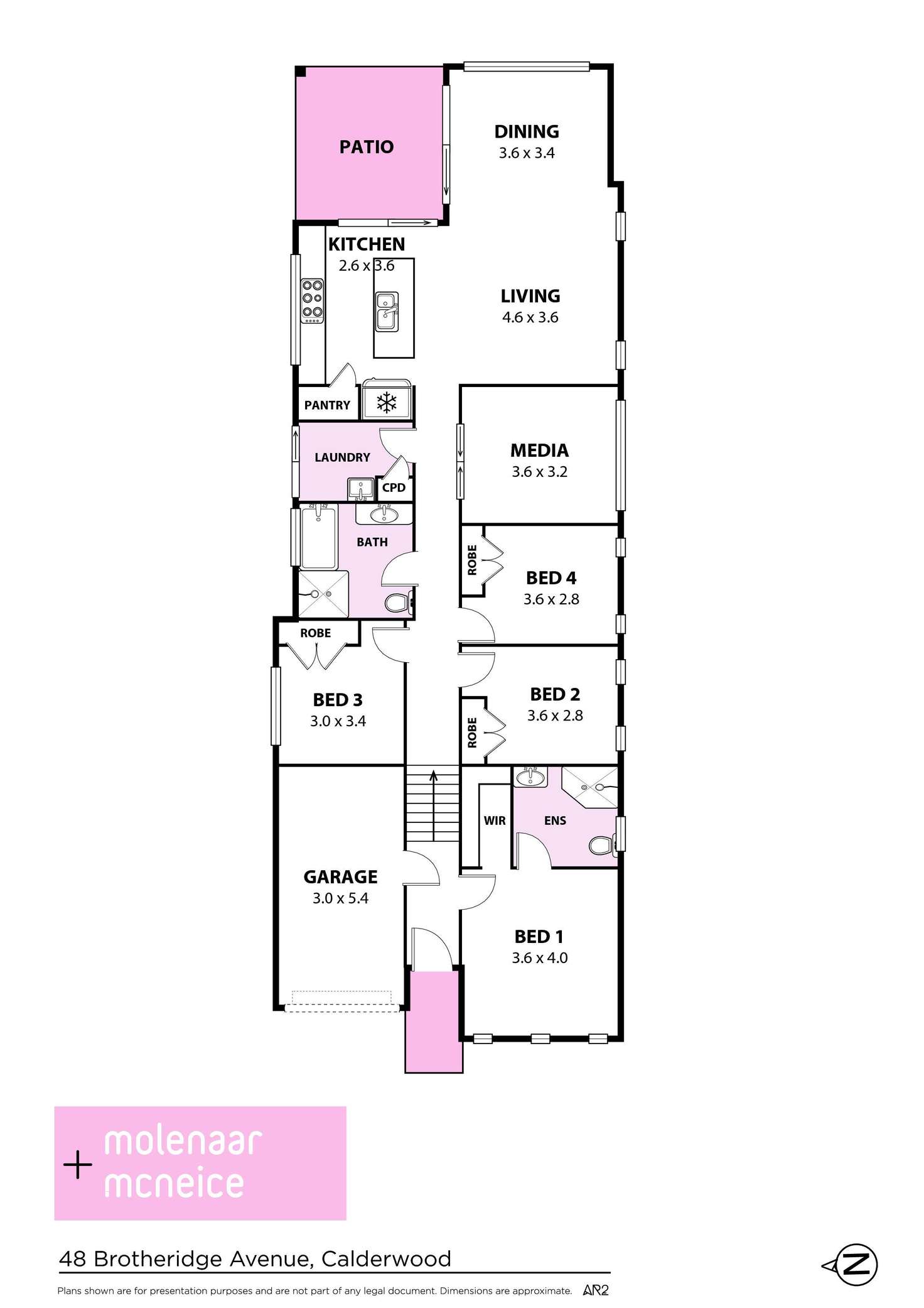 Floorplan of Homely house listing, 48 Brotheridge Avenue, Calderwood NSW 2527