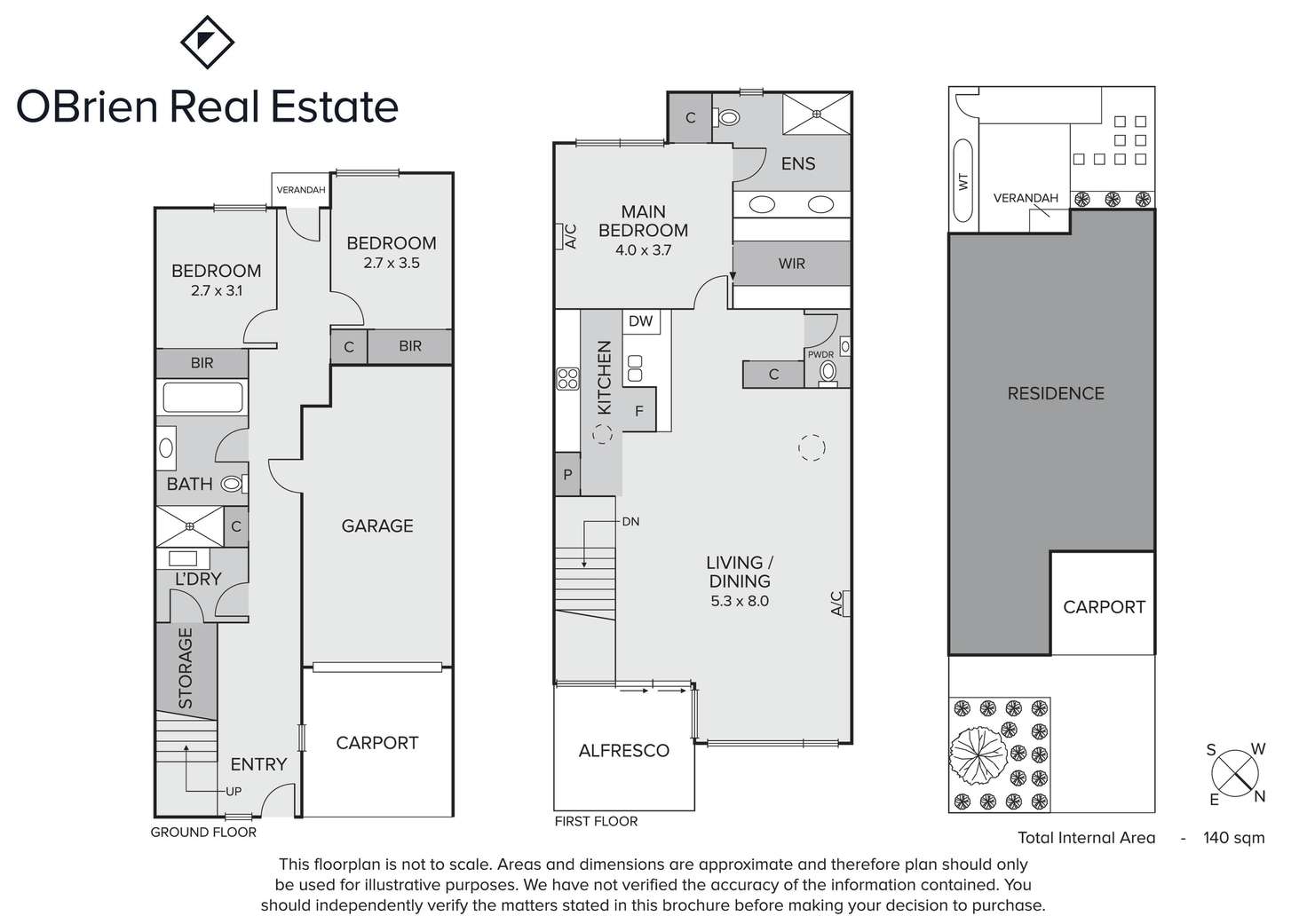 Floorplan of Homely townhouse listing, 26 Streeton Drive, Mentone VIC 3194