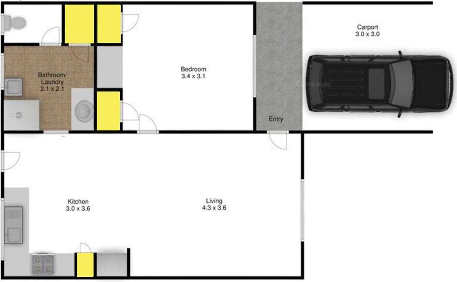 Floorplan of Homely house listing, 3/12 Thomas Street, Traralgon VIC 3844