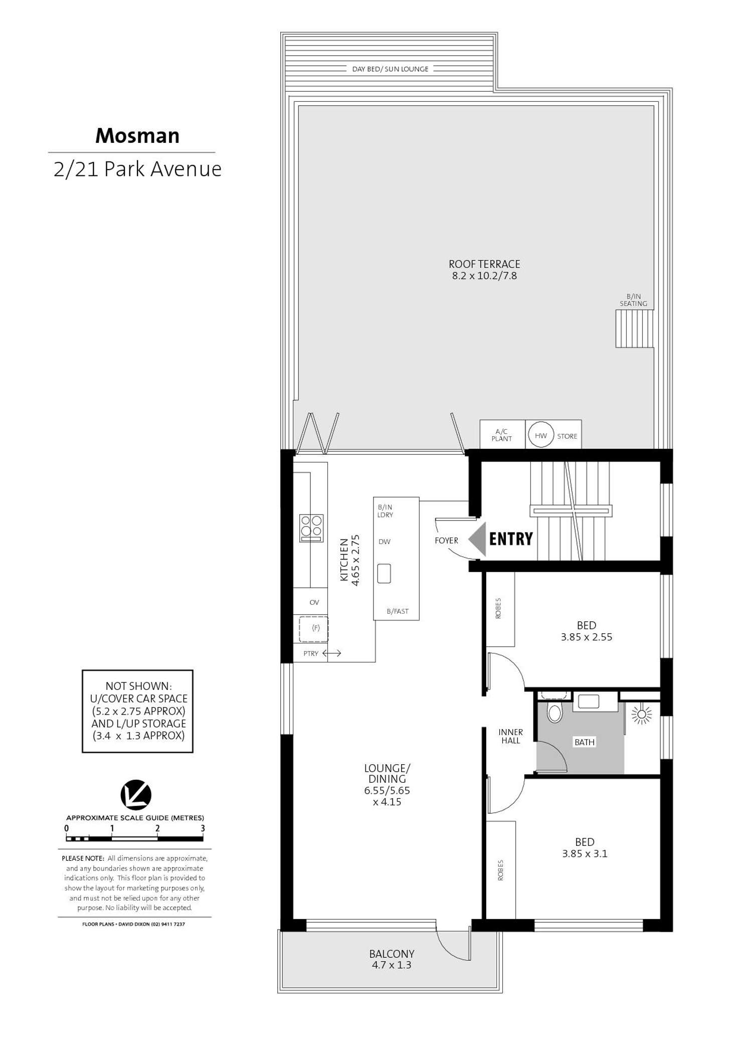 Floorplan of Homely apartment listing, 2/21 Park Avenue, Mosman NSW 2088