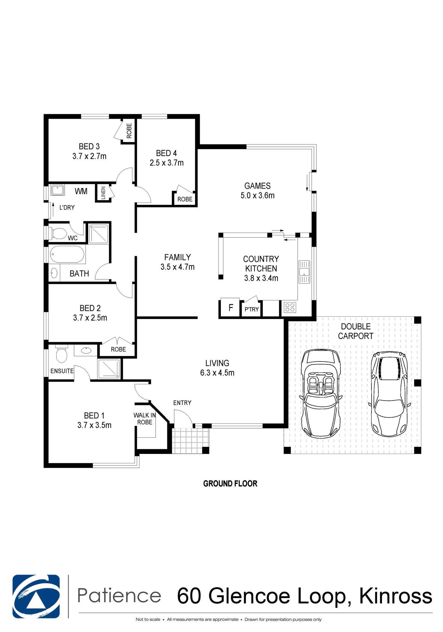 Floorplan of Homely house listing, 60 Glencoe Loop, Kinross WA 6028