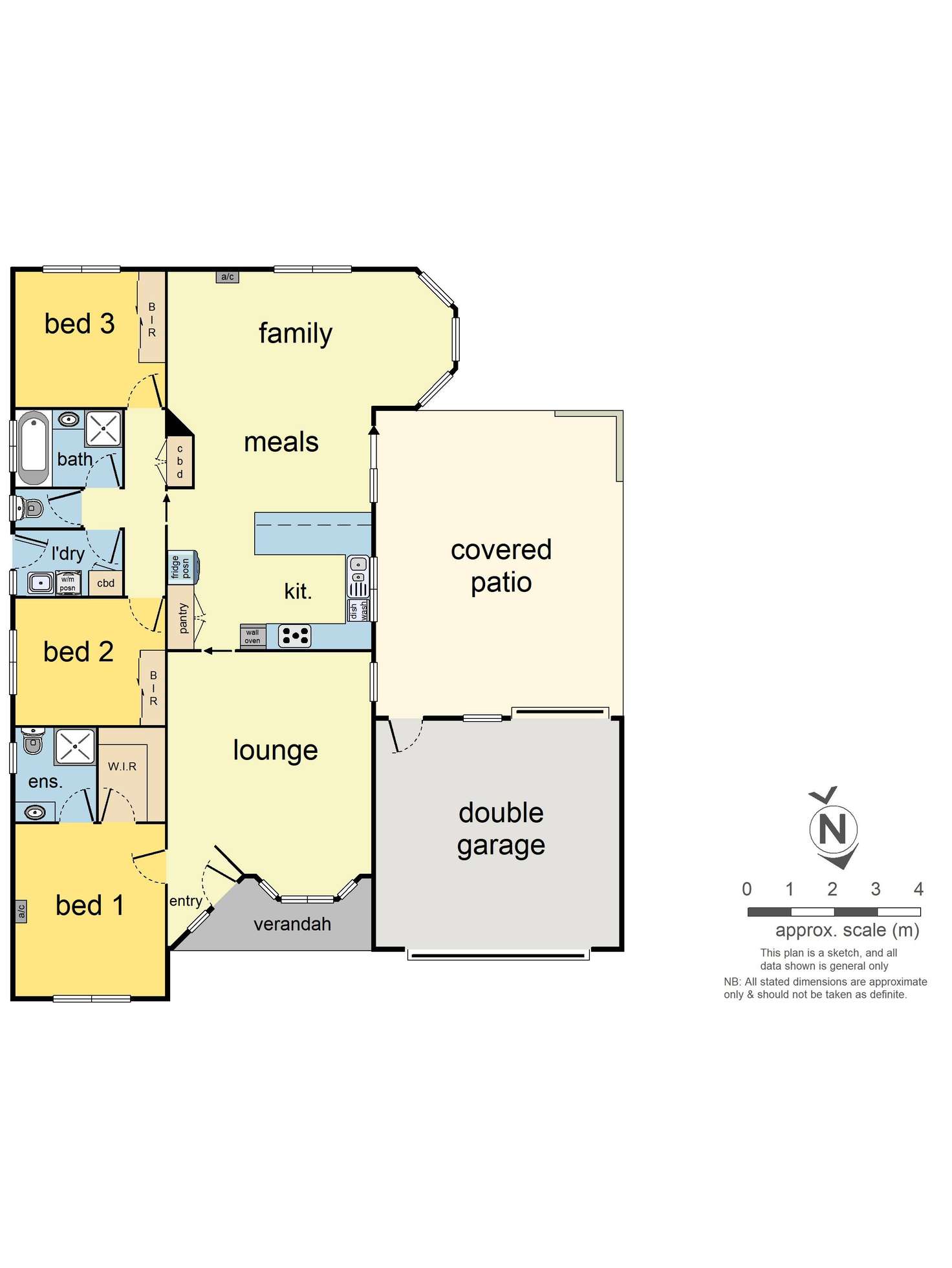 Floorplan of Homely house listing, 4 Paula Way, Chirnside Park VIC 3116