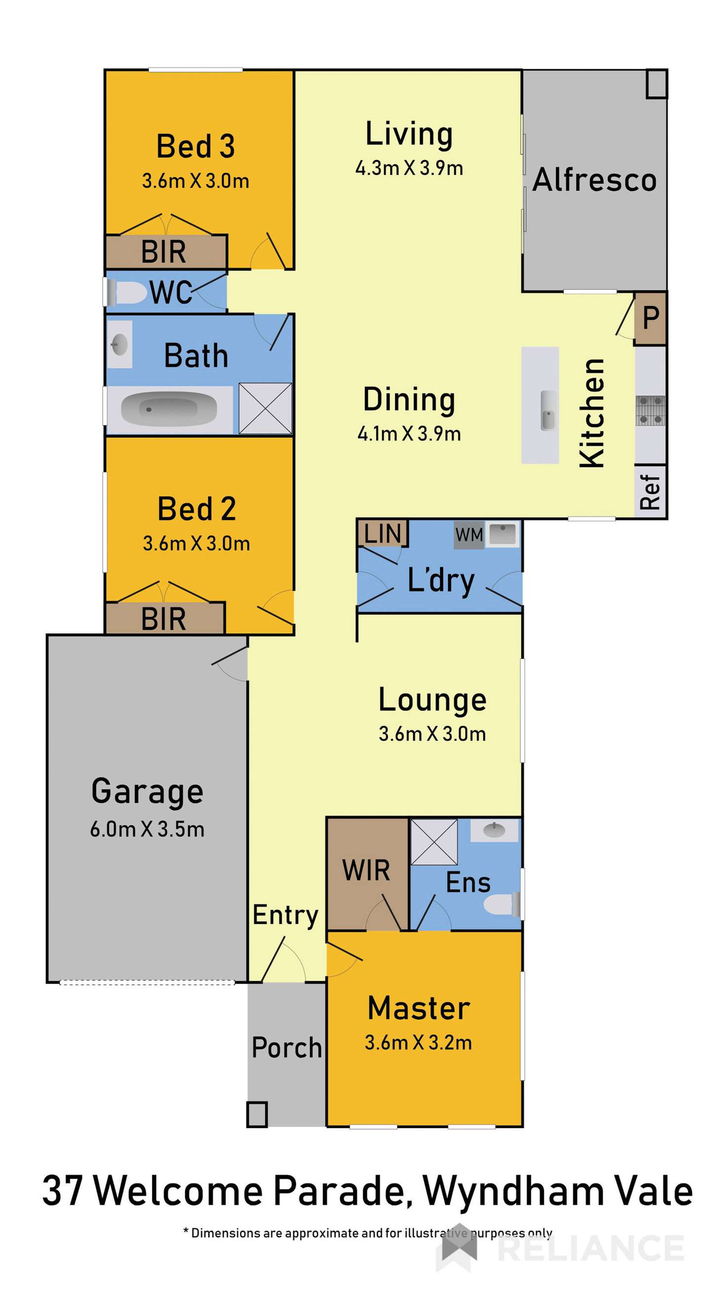 Floorplan of Homely house listing, 37 Welcome Parade, Wyndham Vale VIC 3024