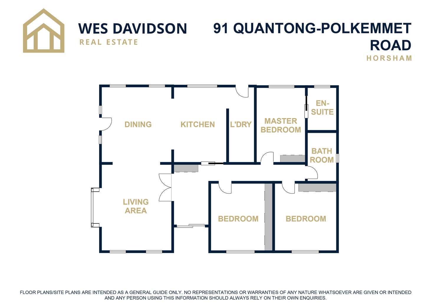 Floorplan of Homely house listing, 91 Quantong-Polkemmet Road, Quantong VIC 3401