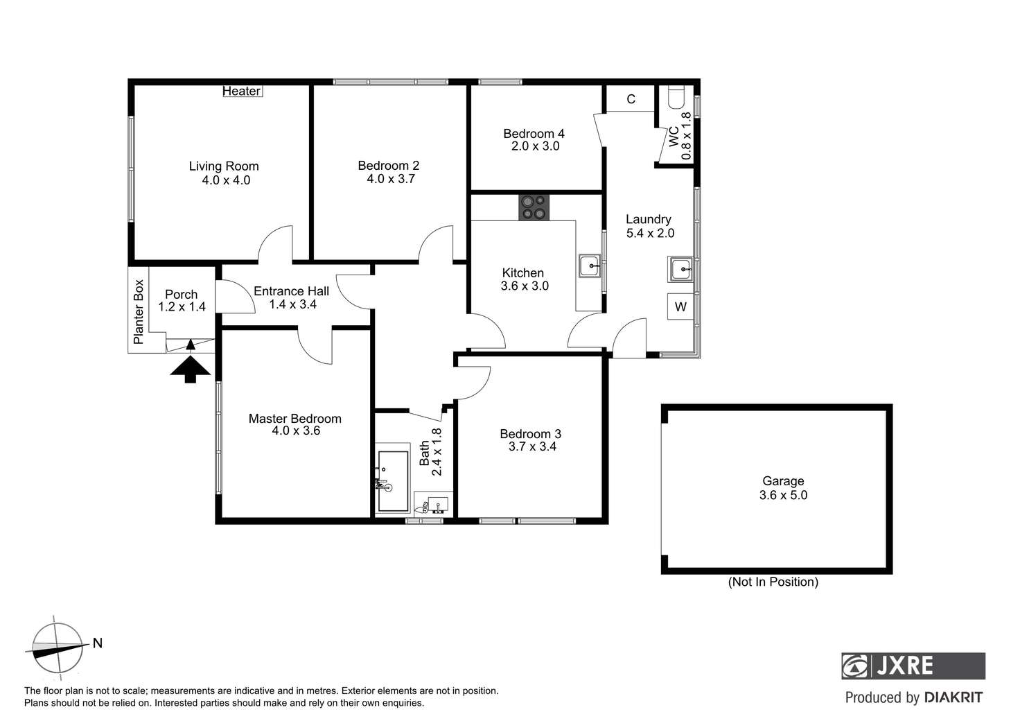 Floorplan of Homely house listing, 13 Thompson Street, Clayton VIC 3168