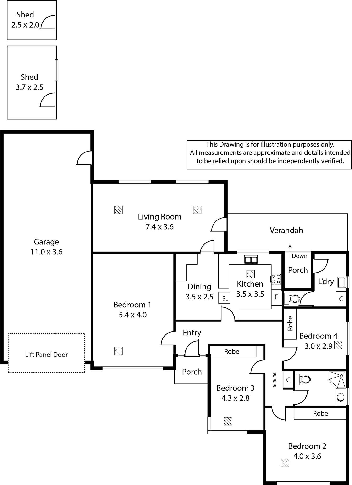 Floorplan of Homely house listing, 19 Osborn Terrace, Plympton SA 5038