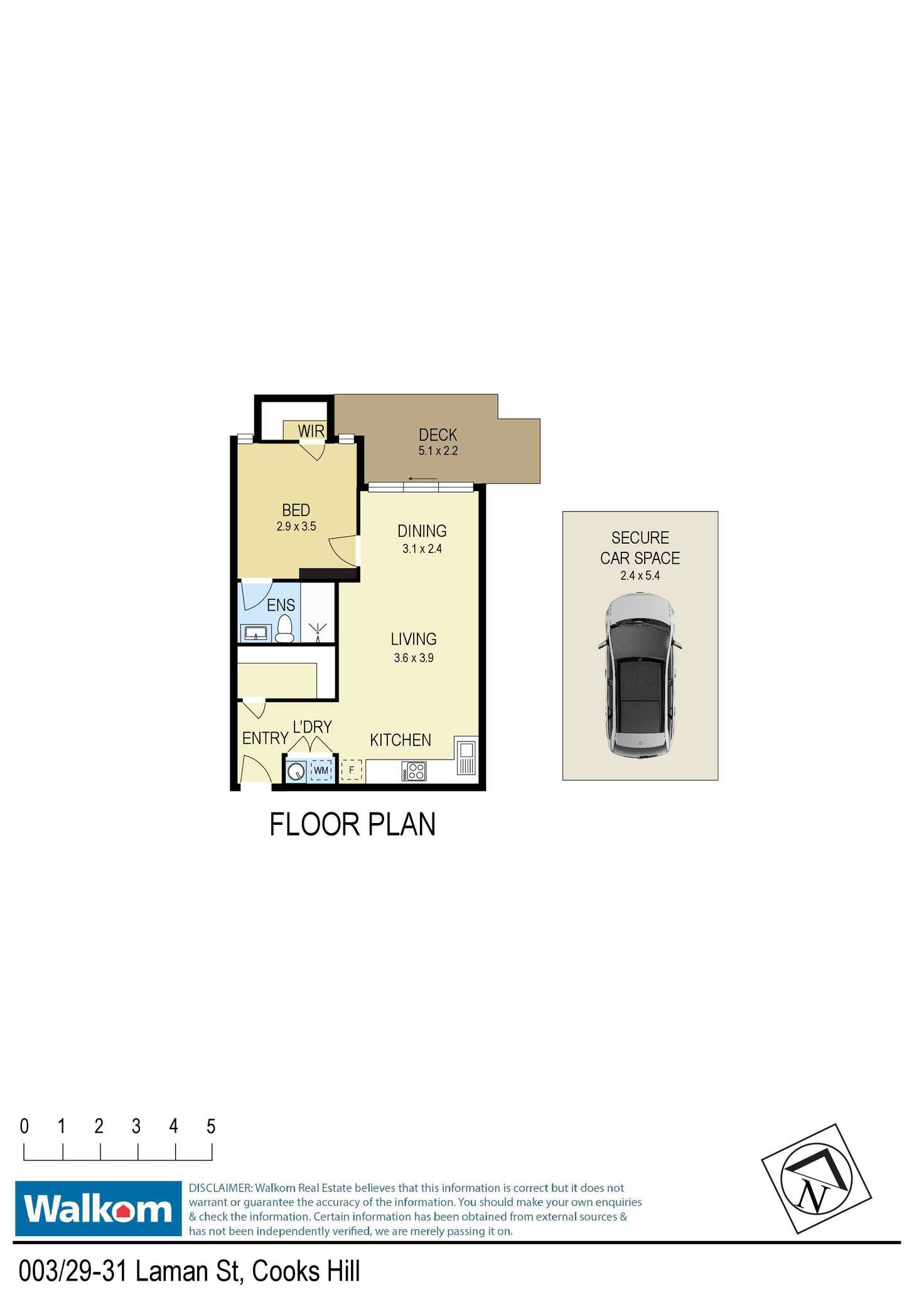 Floorplan of Homely apartment listing, 3/29-31 Laman Street, Cooks Hill NSW 2300