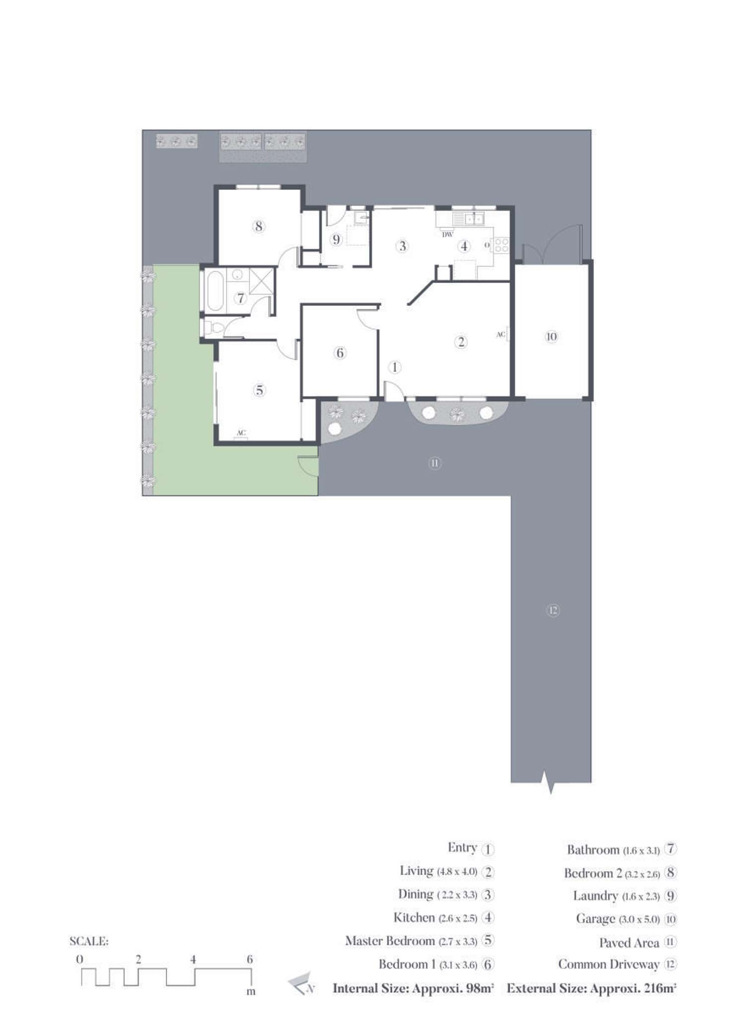 Floorplan of Homely villa listing, 2/8 St Peters Court, Bentleigh East VIC 3165