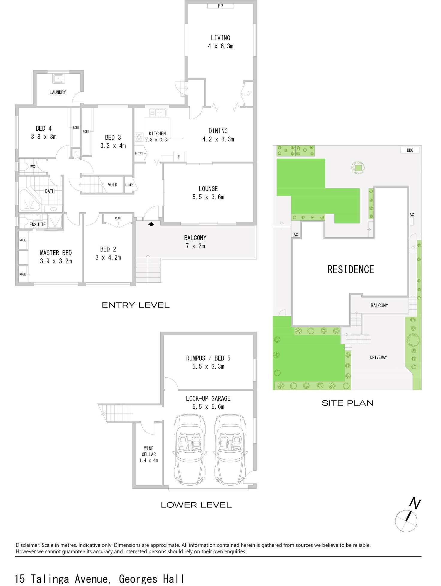 Floorplan of Homely house listing, 15 Talinga Avenue, Georges Hall NSW 2198