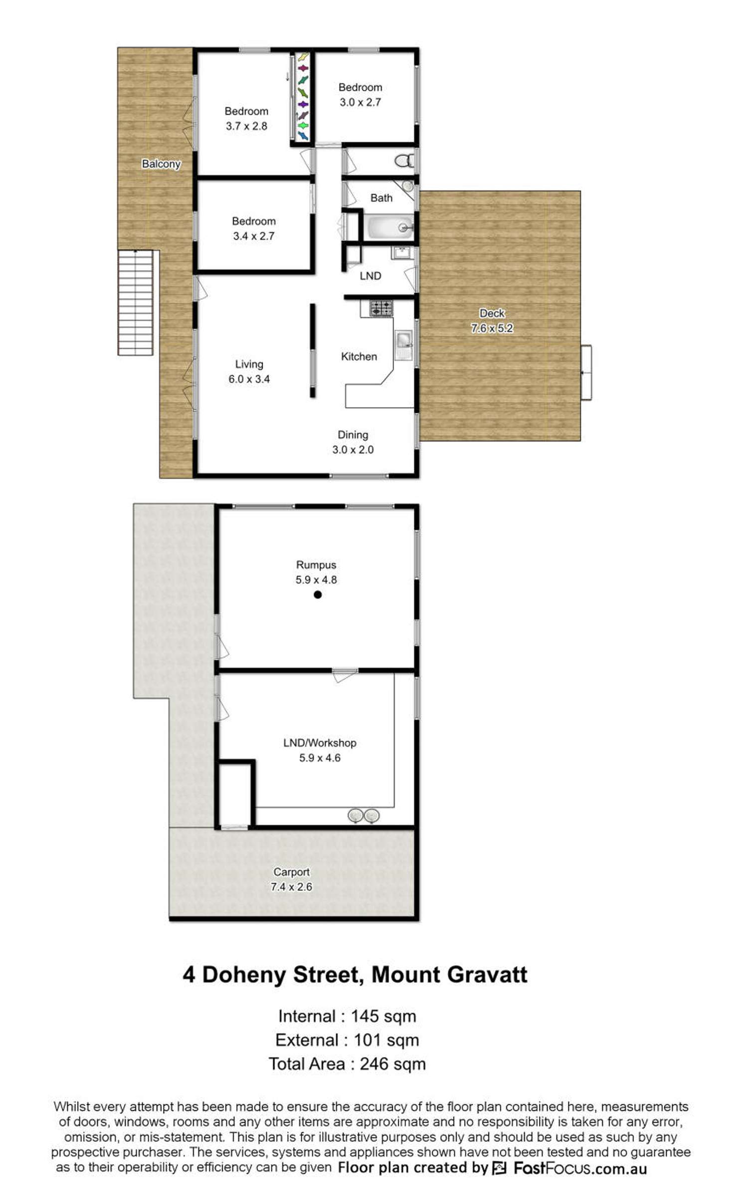 Floorplan of Homely house listing, 4 Doheny Street, Mount Gravatt QLD 4122