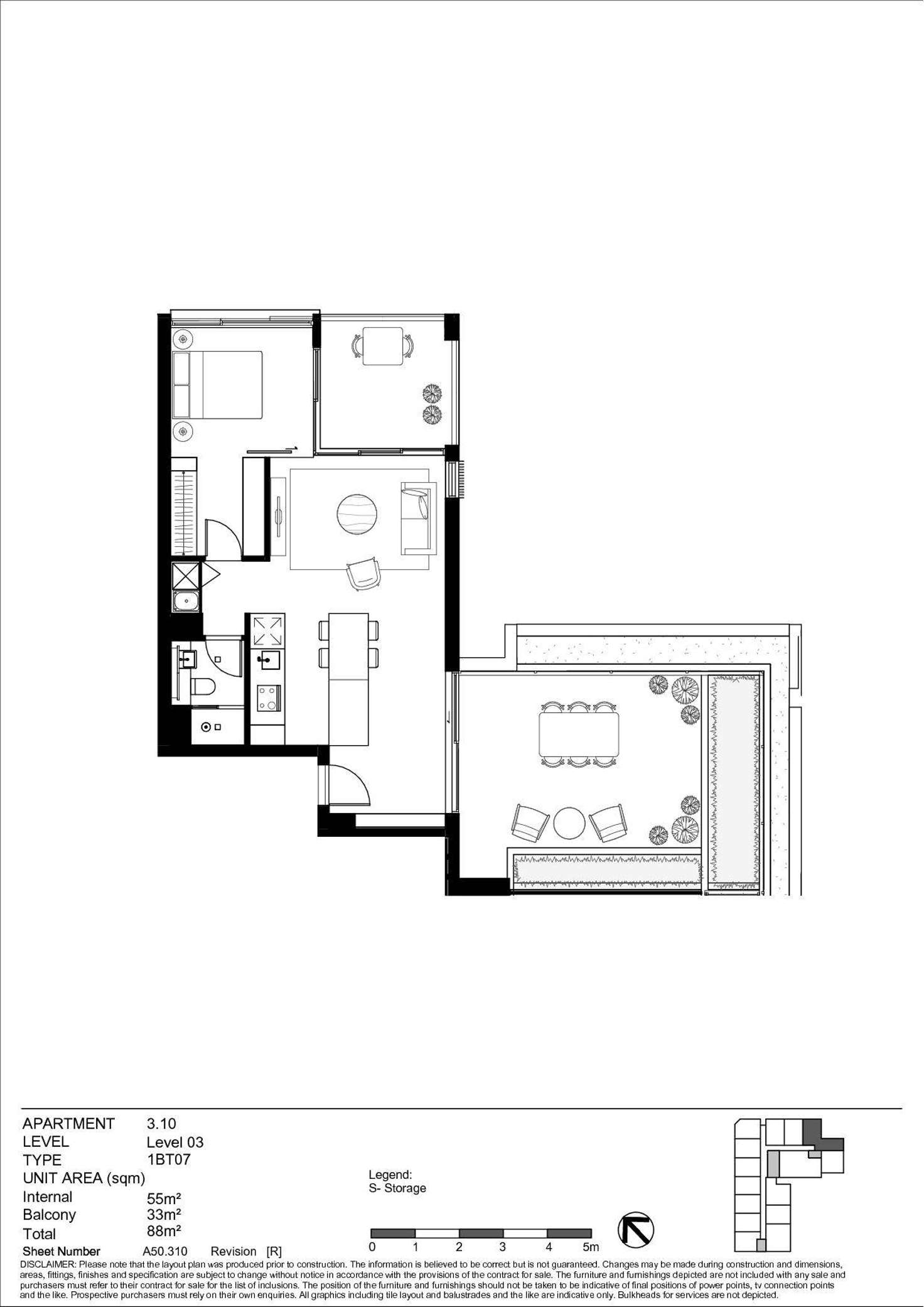 Floorplan of Homely apartment listing, 310/116 Belmont Road, Mosman NSW 2088