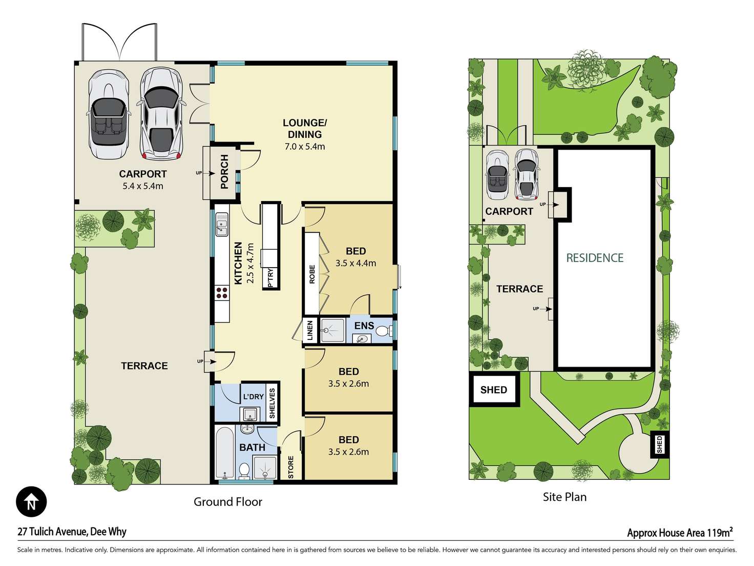 Floorplan of Homely house listing, 27 Tulich Avenue, Dee Why NSW 2099